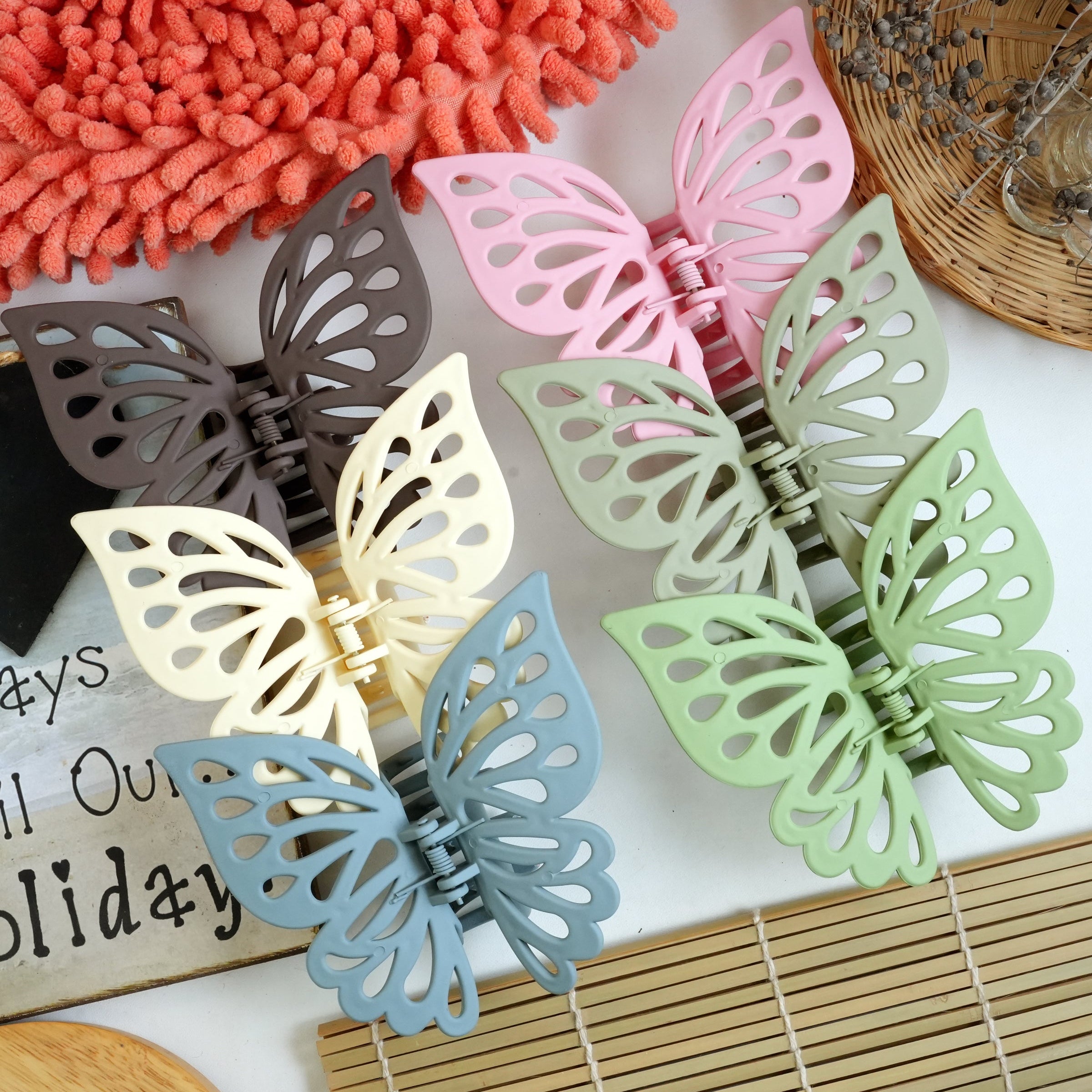 Butterfly Elegance Hair Claws