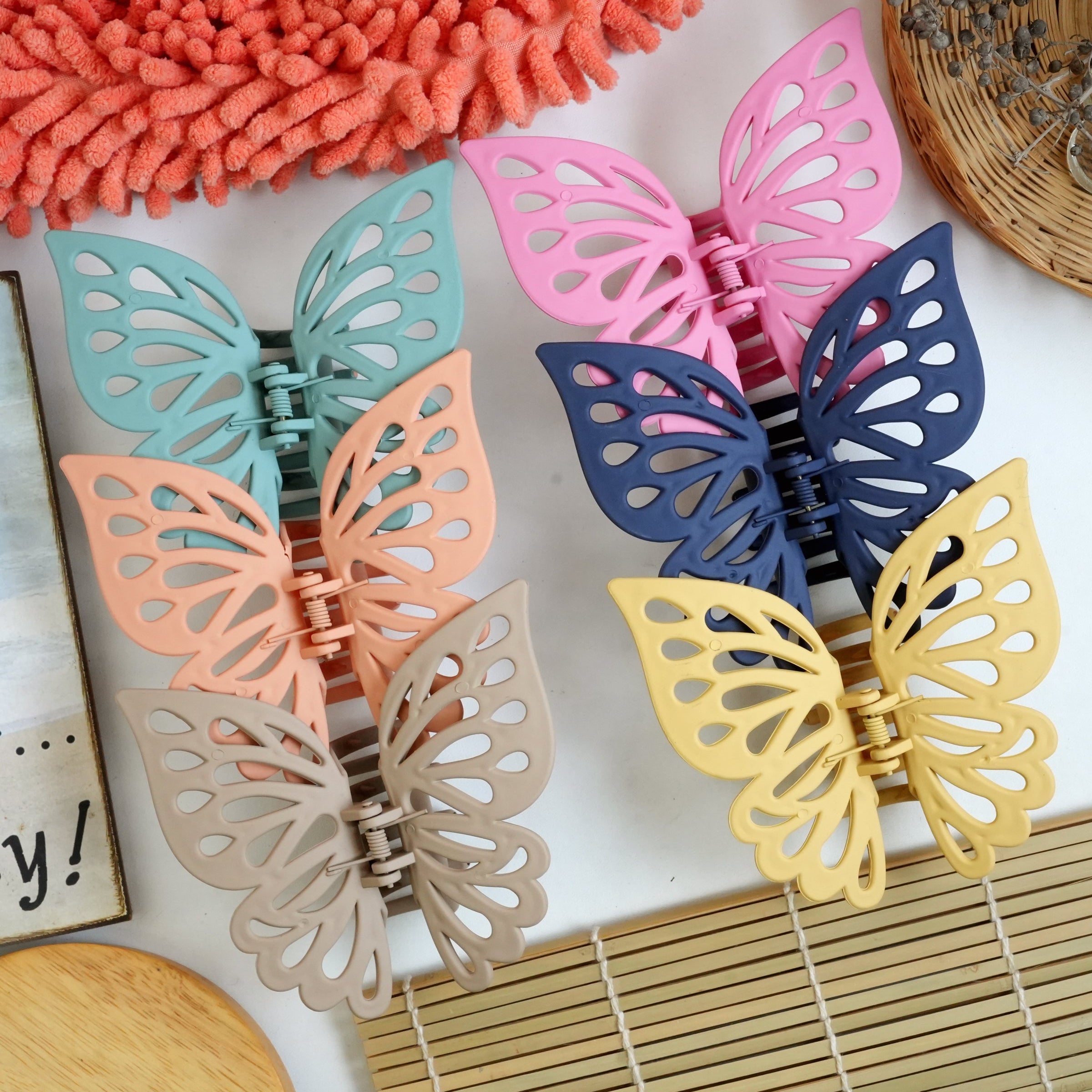 Butterfly Elegance Hair Claws