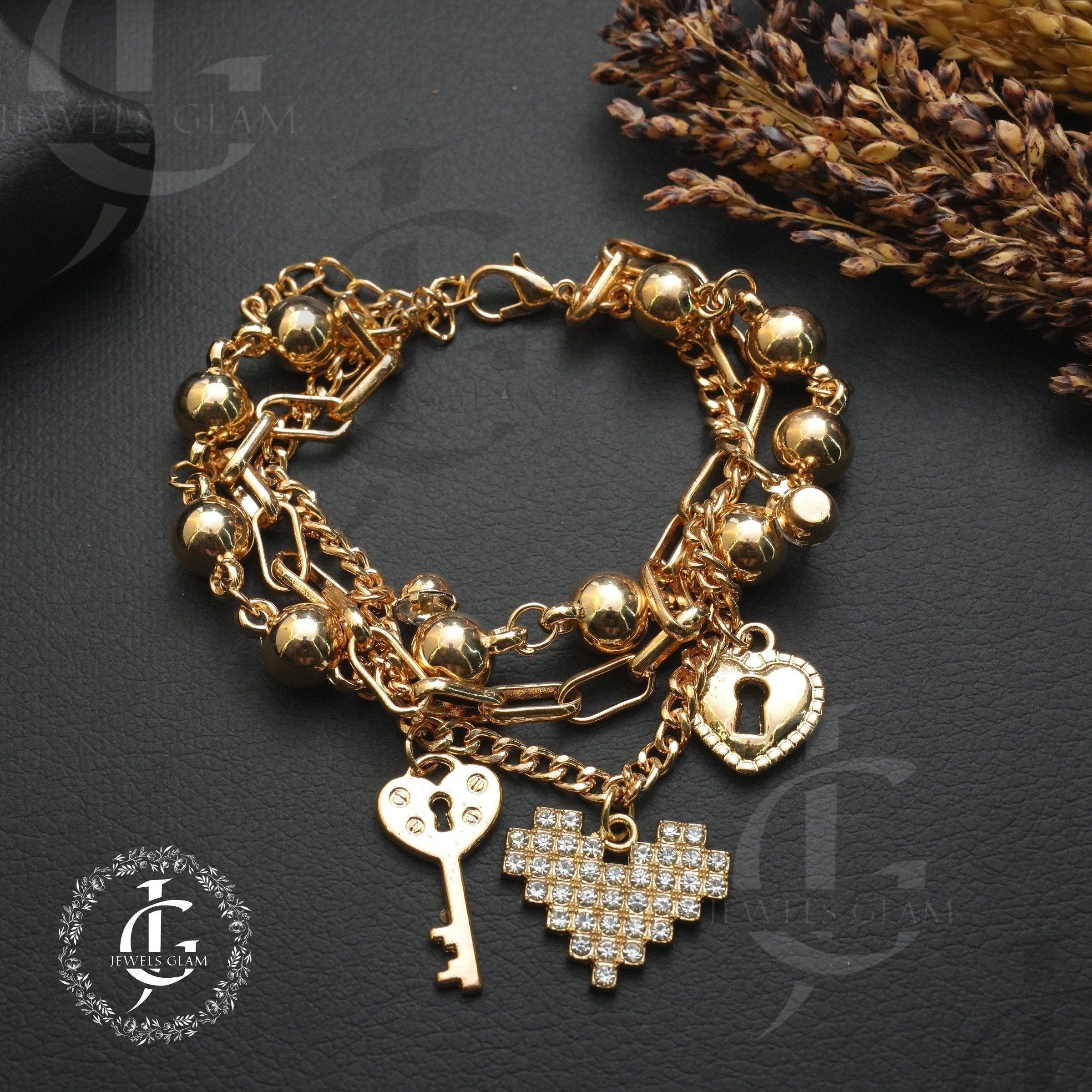 Charm Layered Bracelet