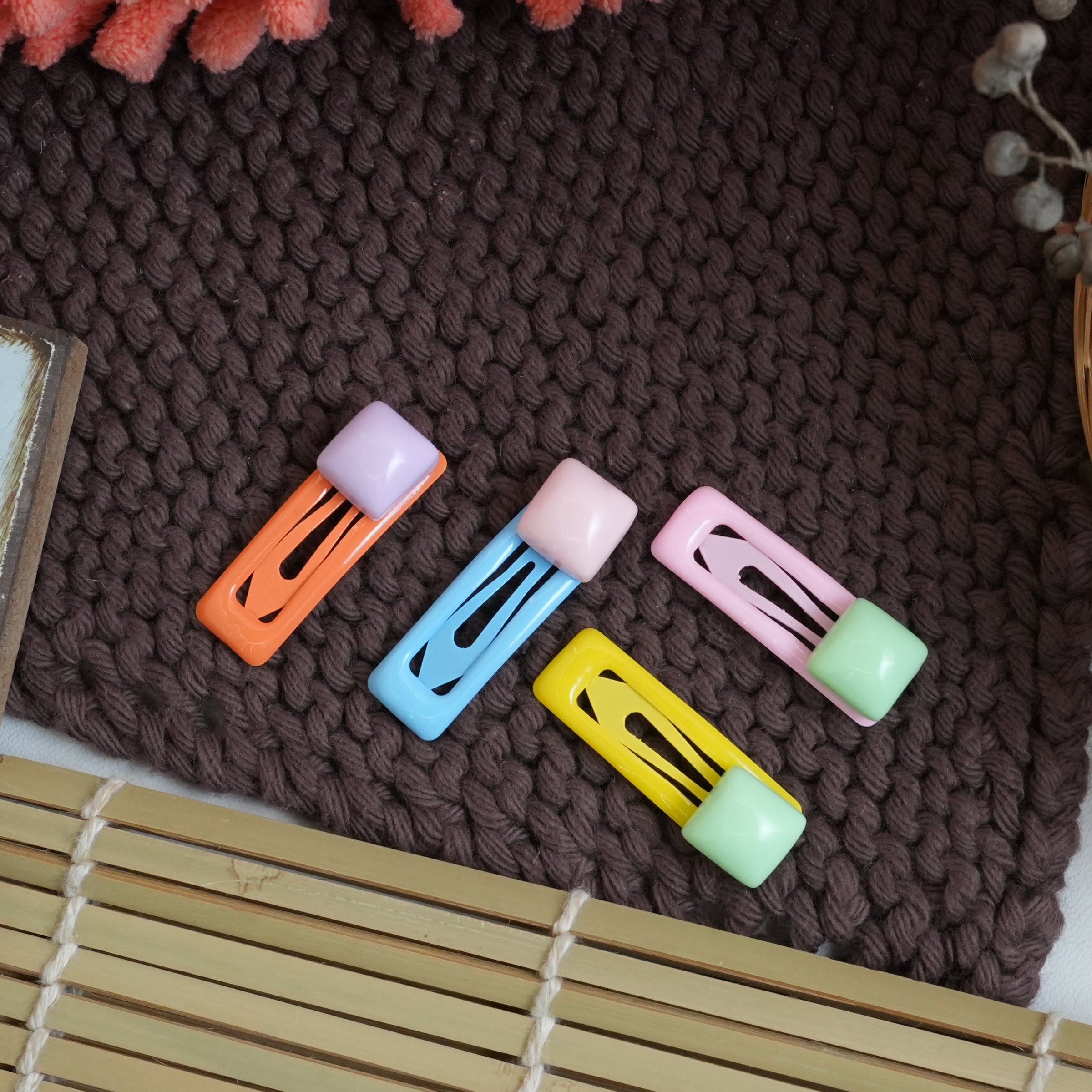 Elegant Square Hair Clips