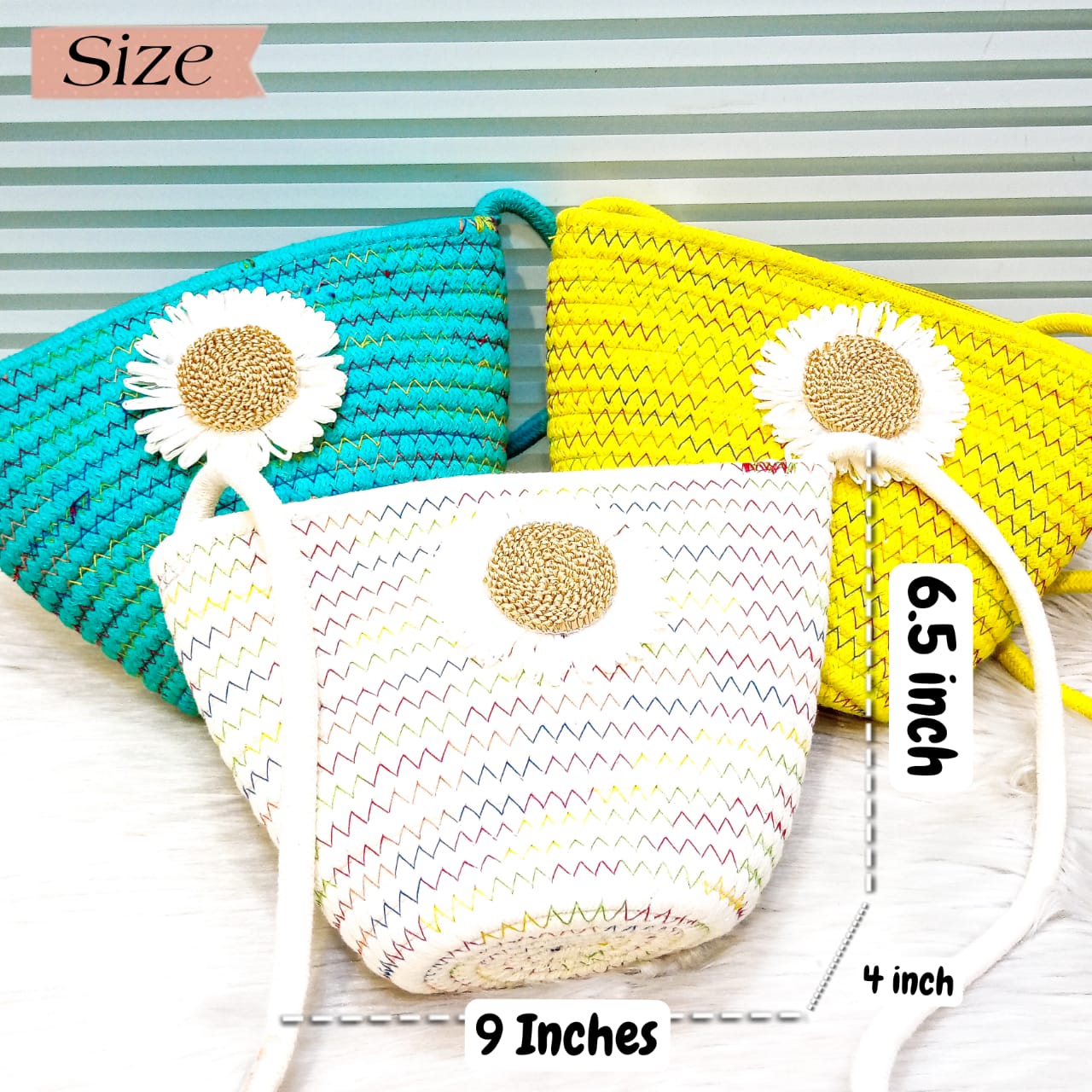 Cream Purse Sunflower