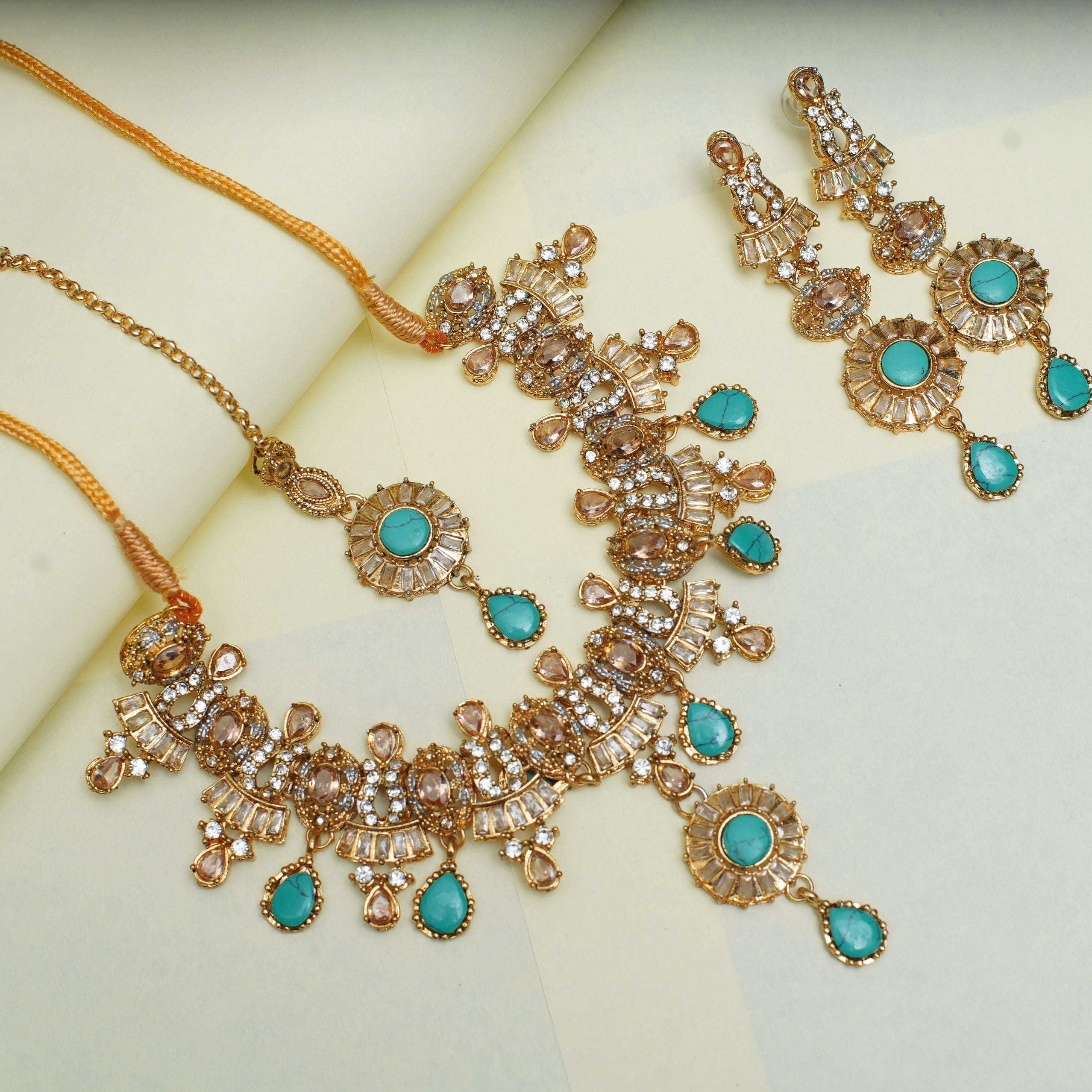Turquoise Glow Bridal Jewelry Set