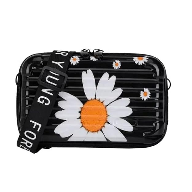 Crossbody Sling Box For Women's And Girls with Detachable Shoulder Strap