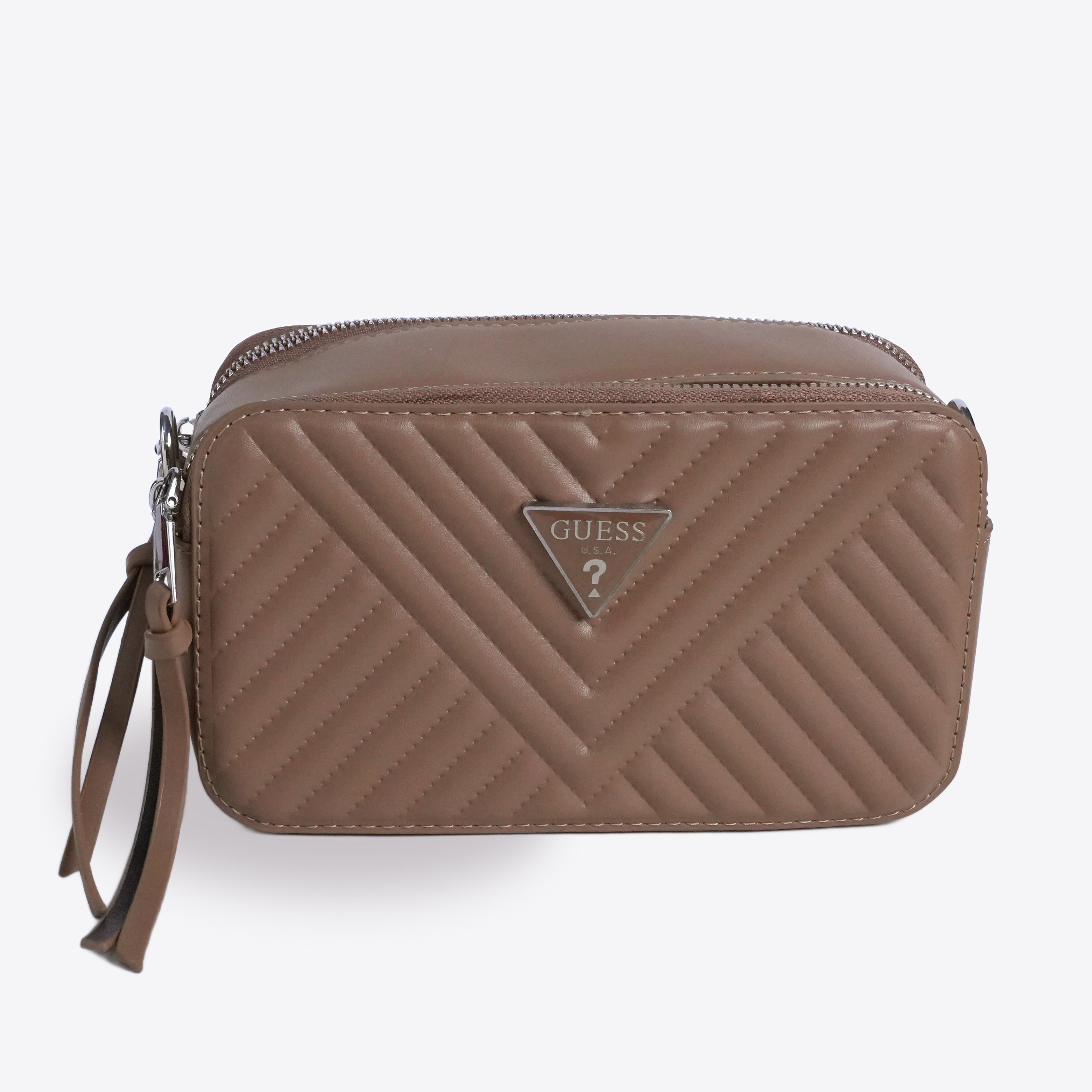 Women Quilted Leather Crossbody Bag