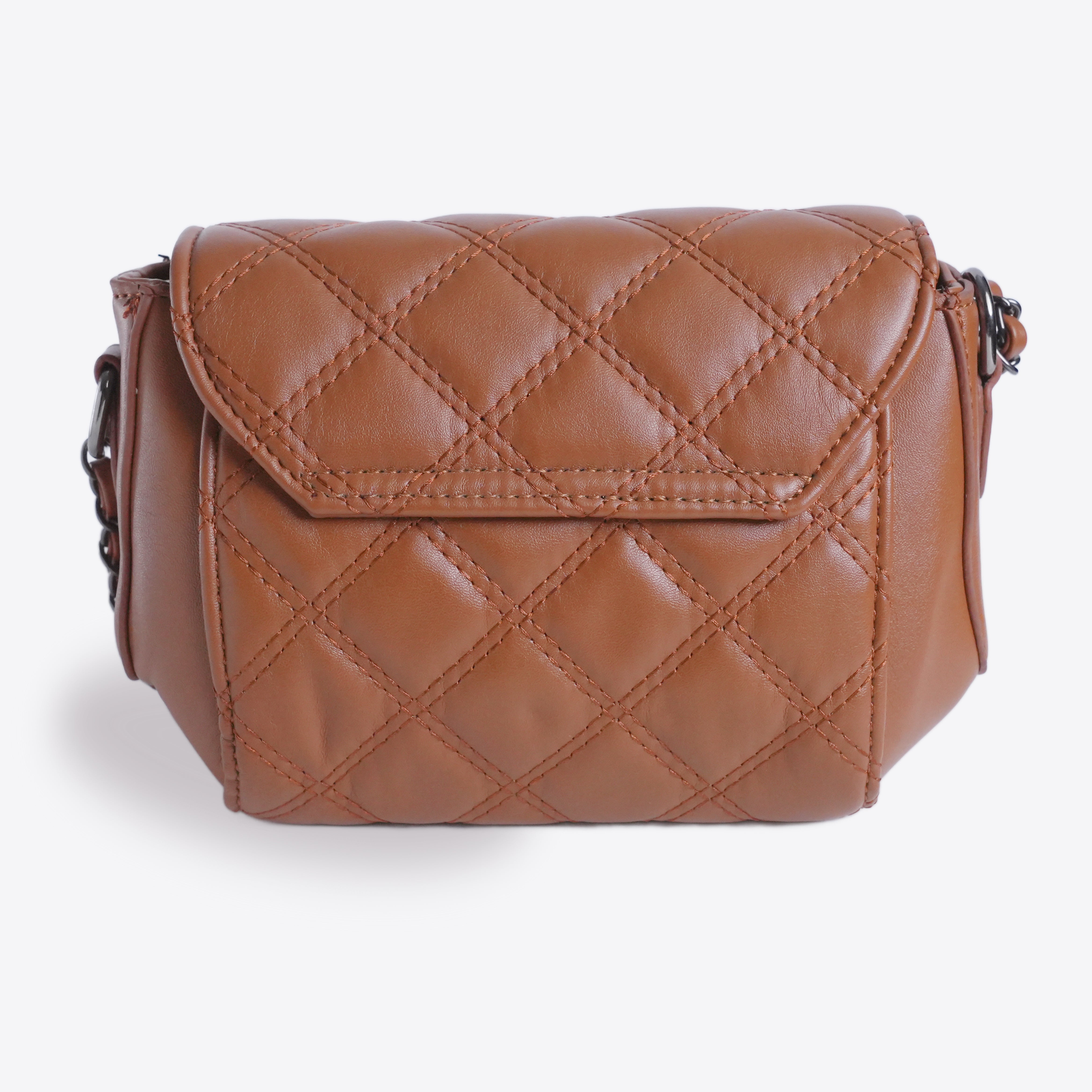 Brown Bag With Stoned Lock