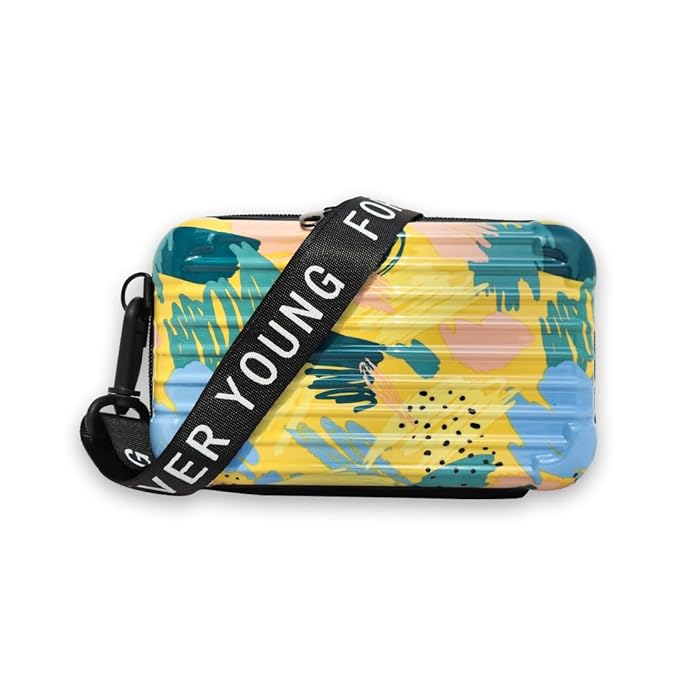 Crossbody Sling Box For Women's And Girls with Detachable Shoulder Strap
