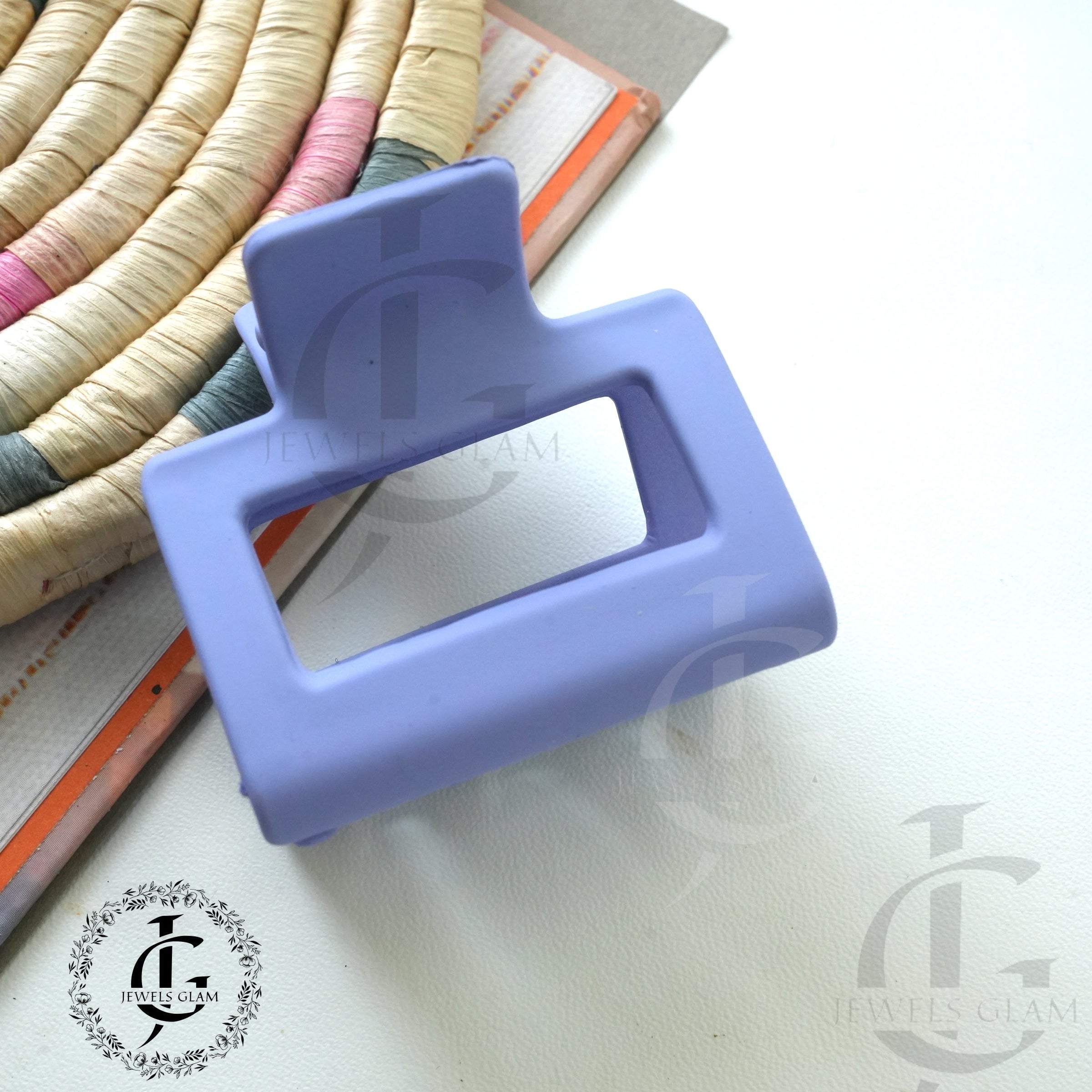 Vibrant Block Design Hair Catchers - Modern Style and Strong Grip