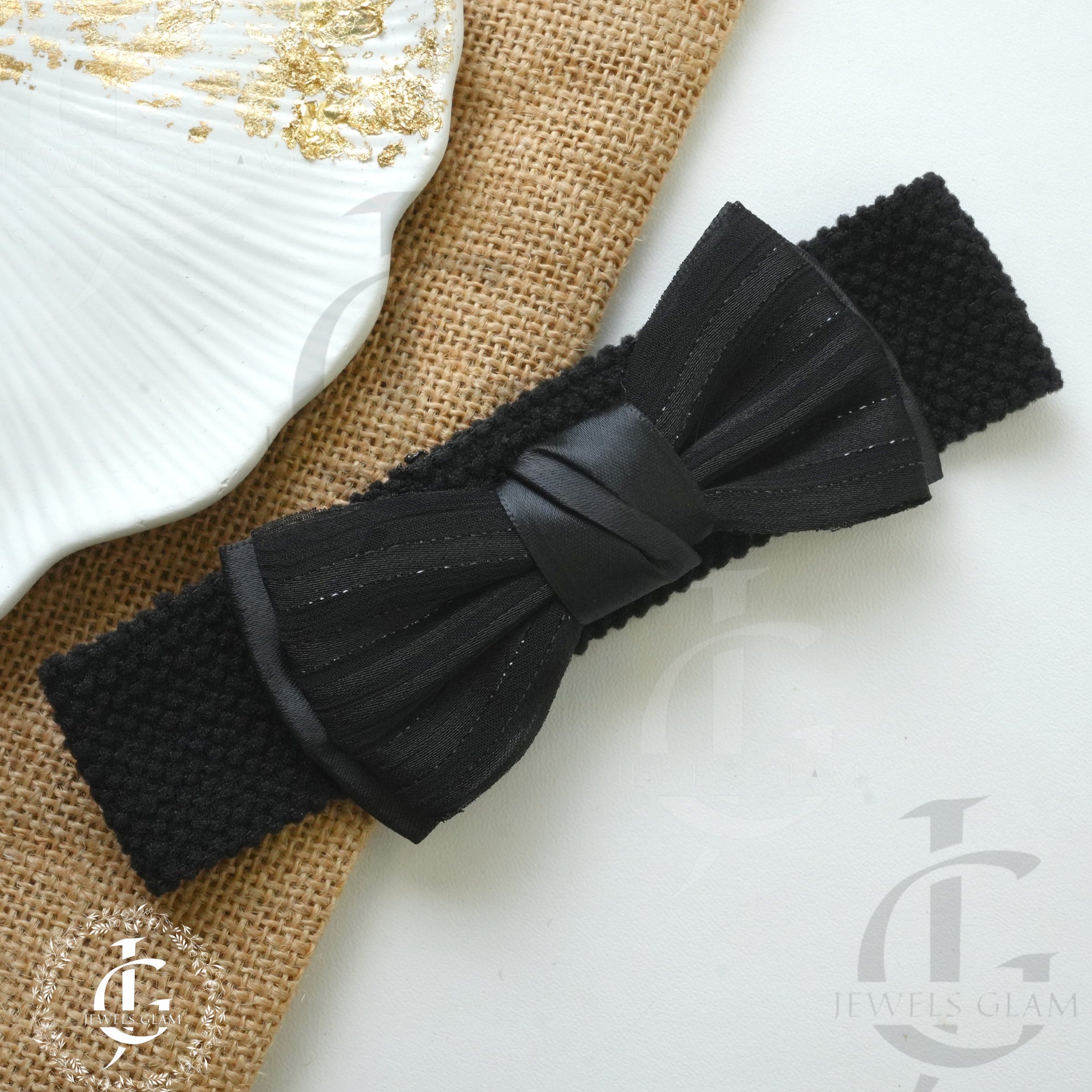 Elegant Satin Bow Headband Collection