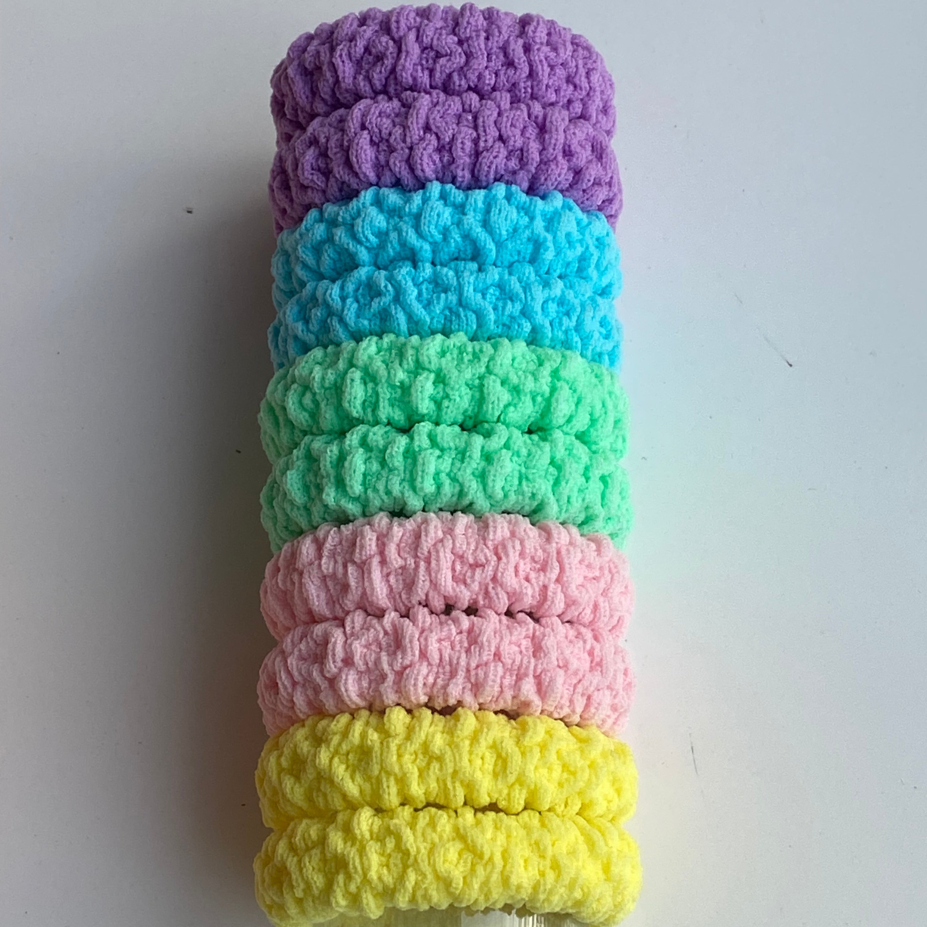 Pastel Comfort Elastic Hair Ties Set