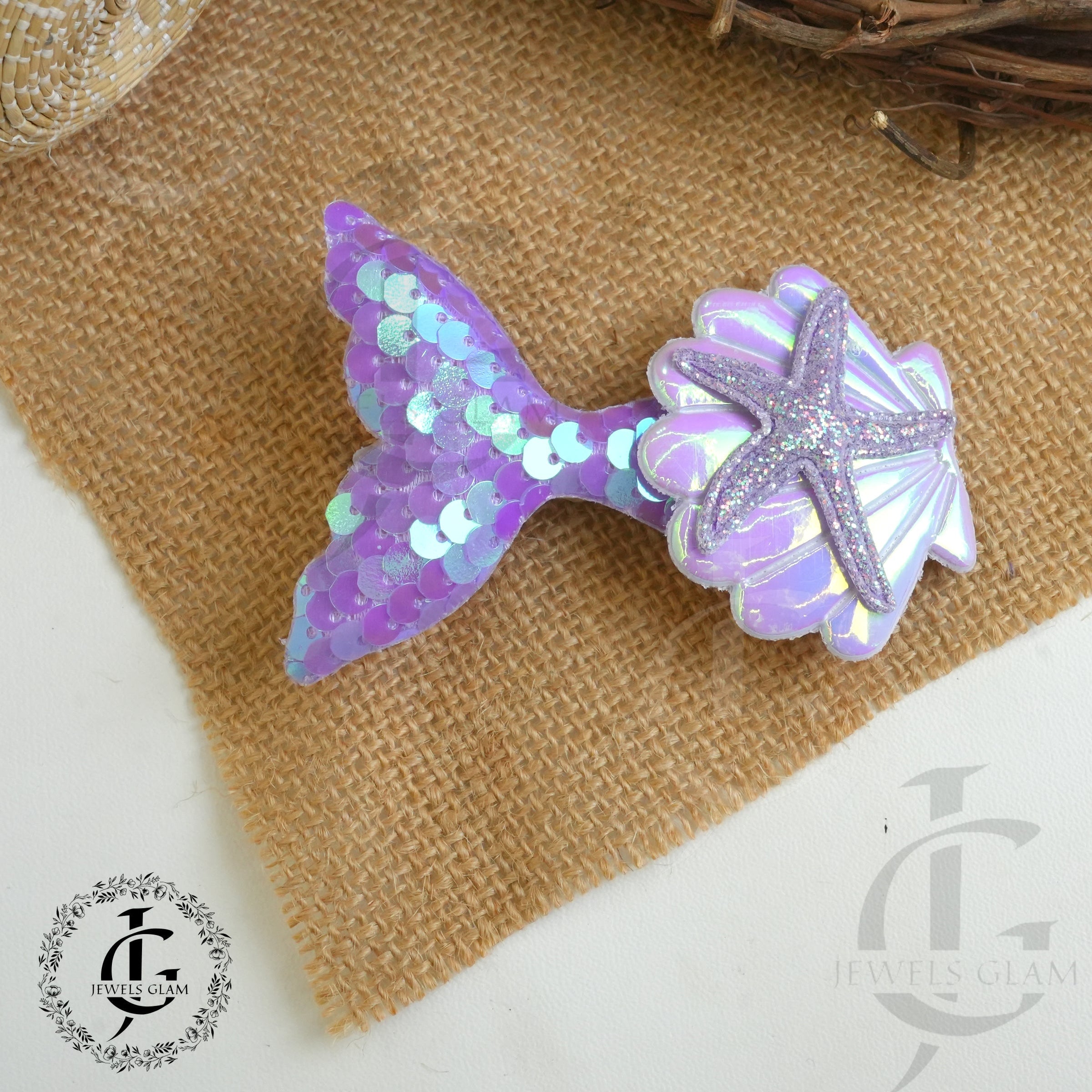 Glittering Mermaid Tail Hair Pin