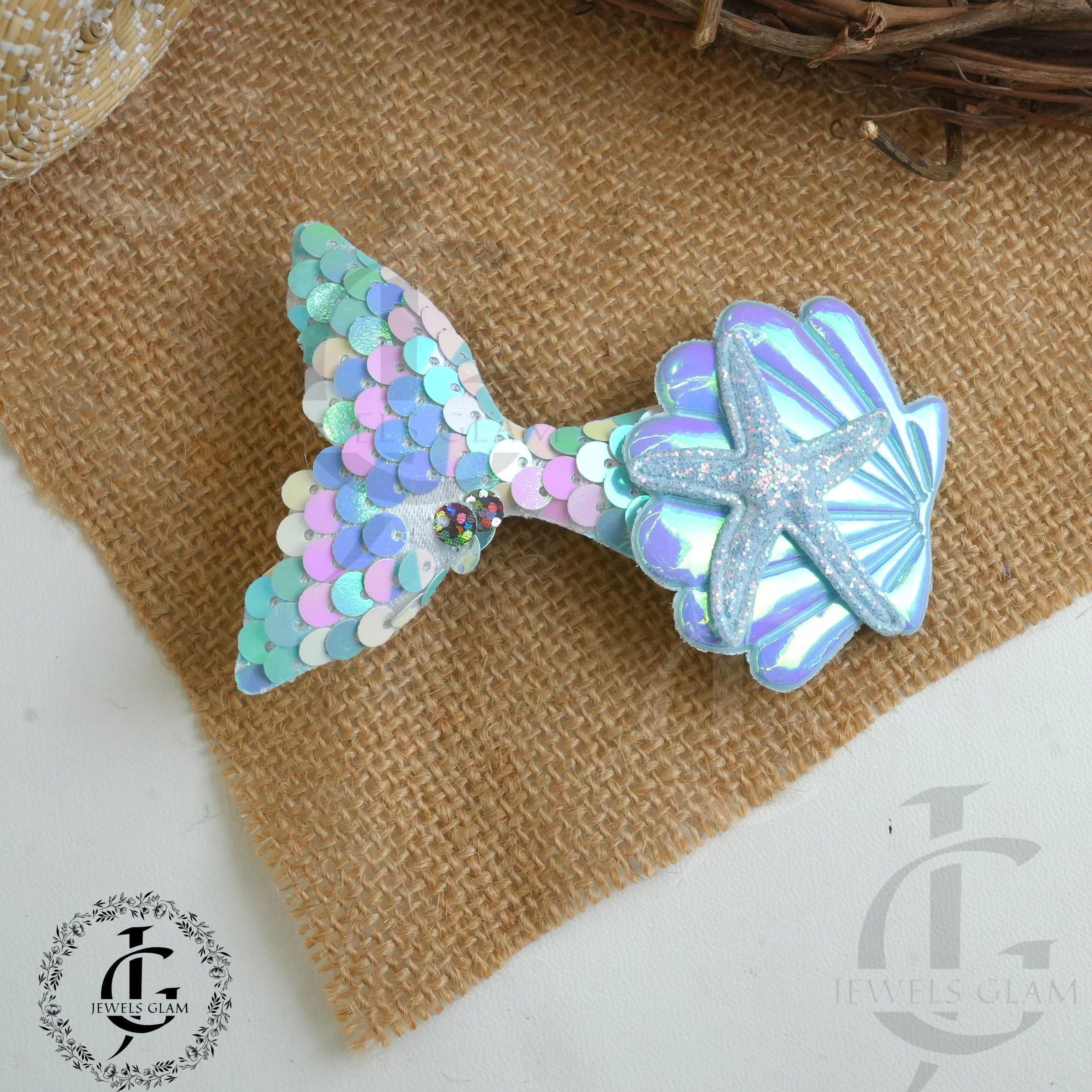 Glittering Mermaid Tail Hair Pin