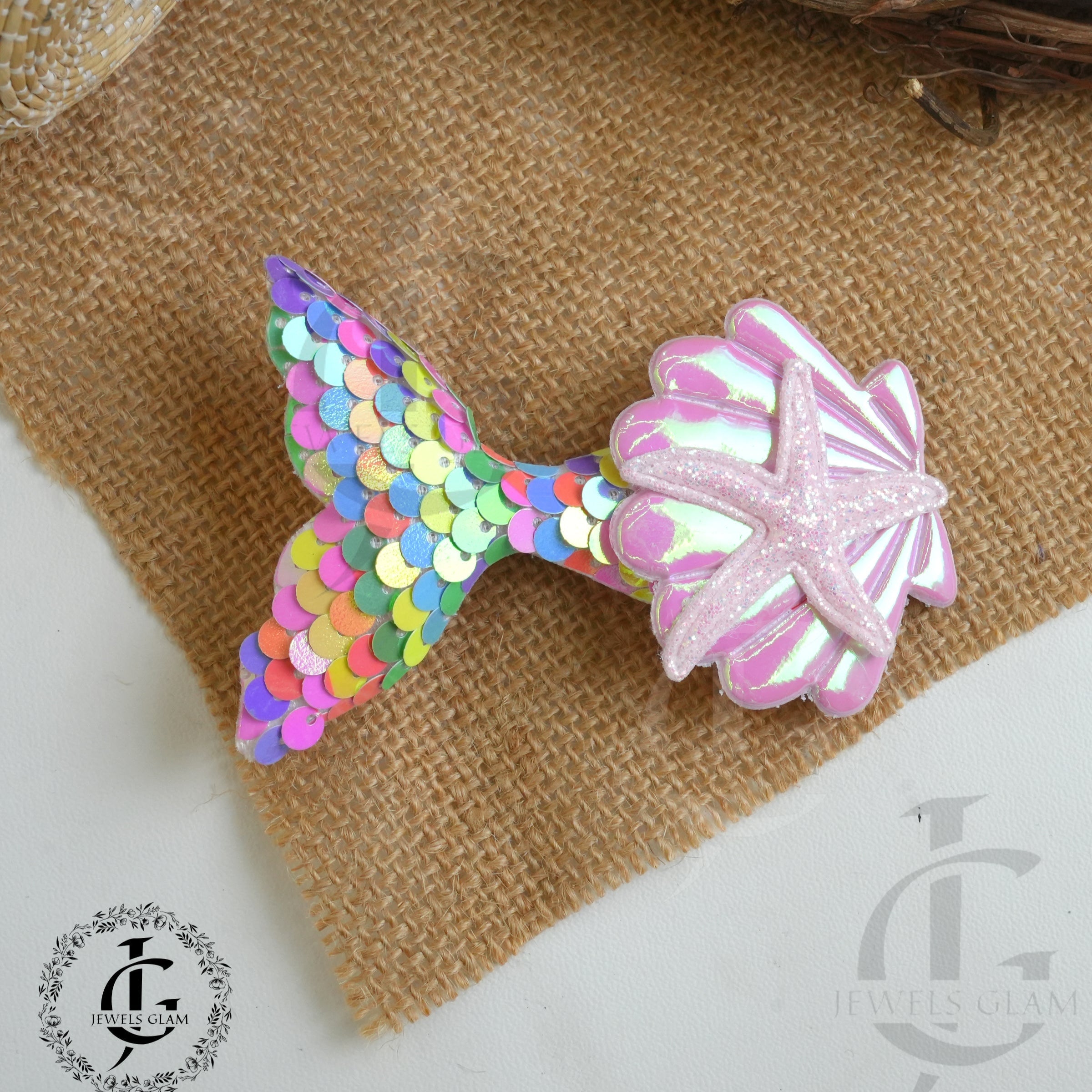 Glittering Mermaid Tail Hair Pin