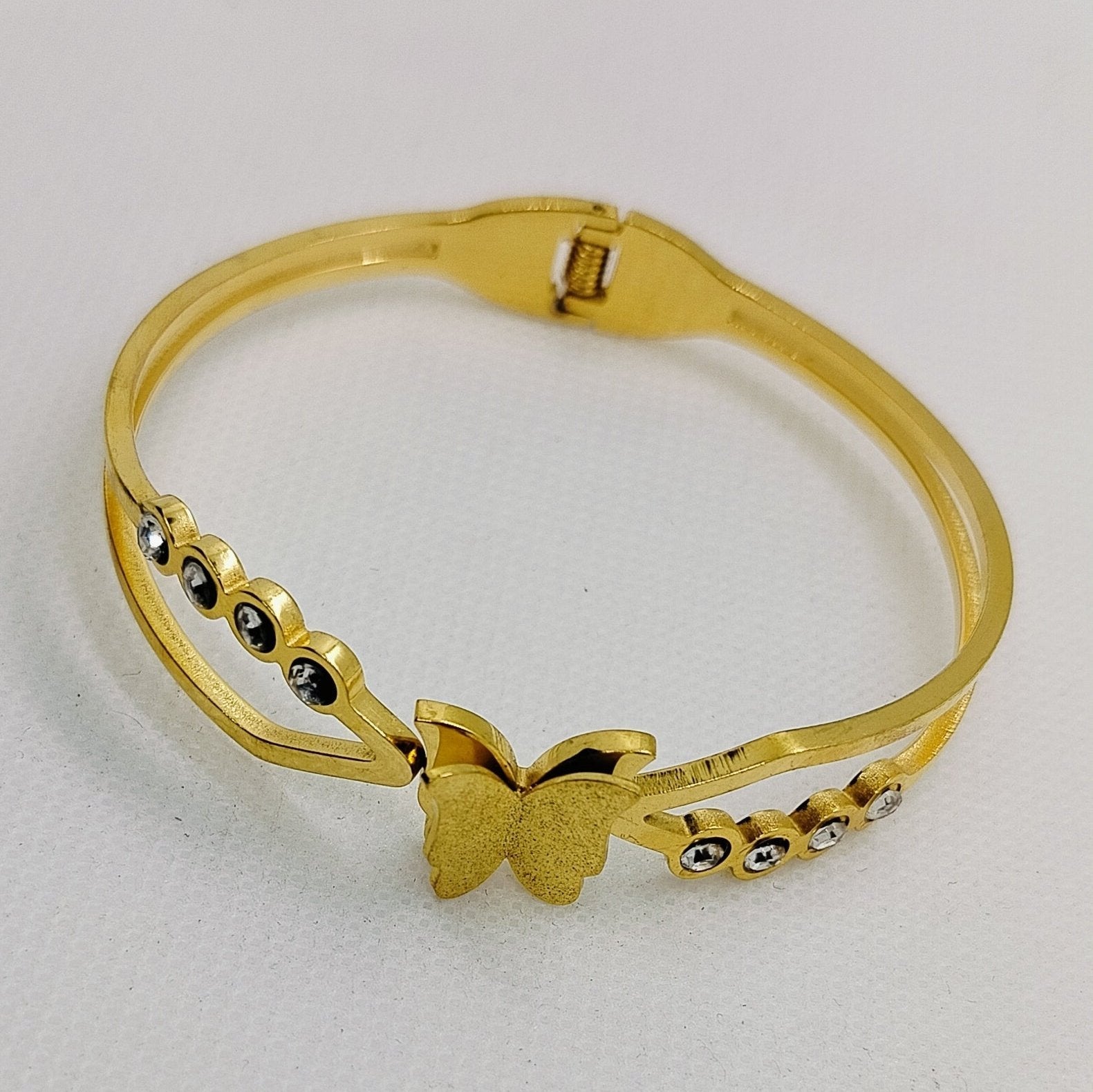 Gold Butterfly Kara Bracelet