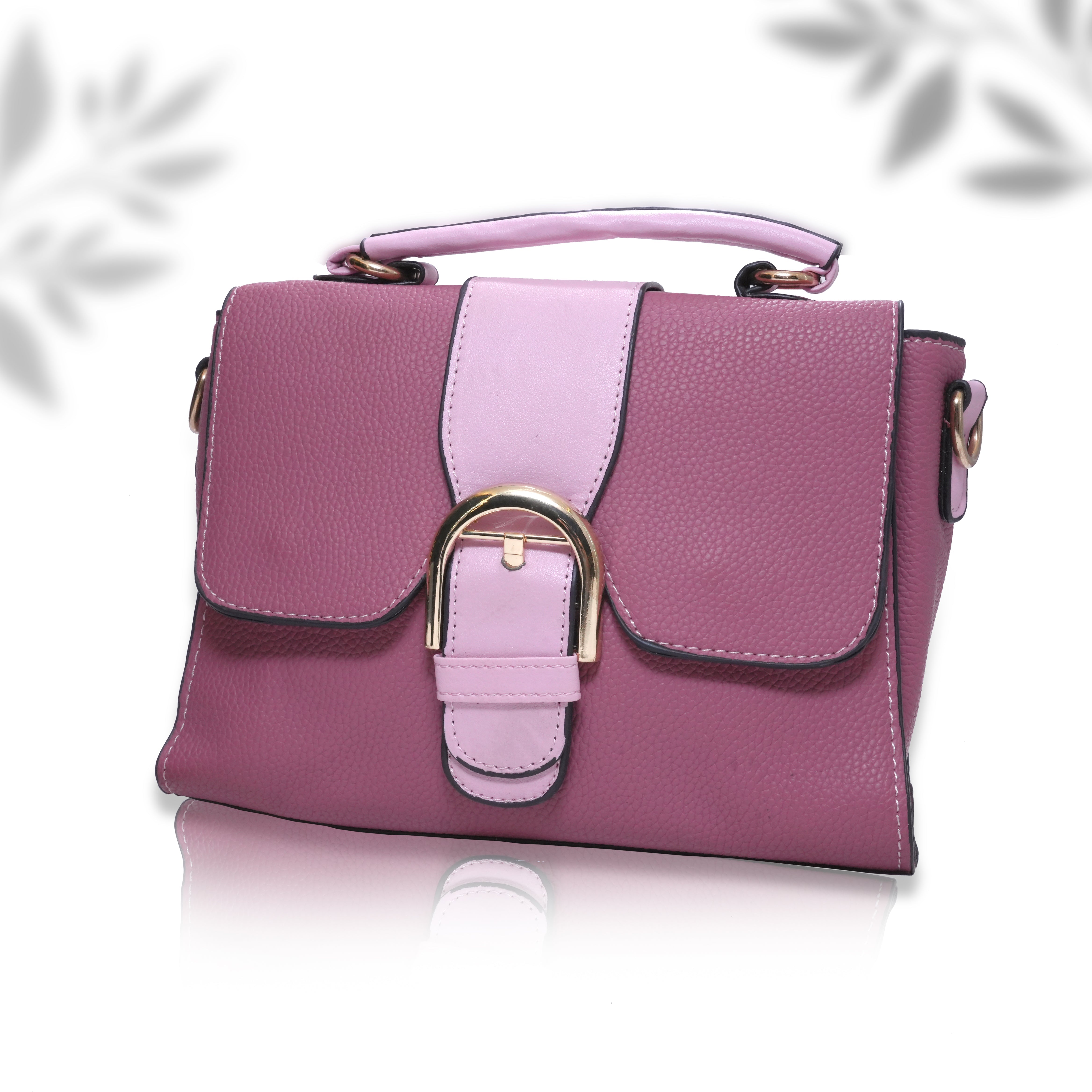 Antique Fuchsia Leather Bag