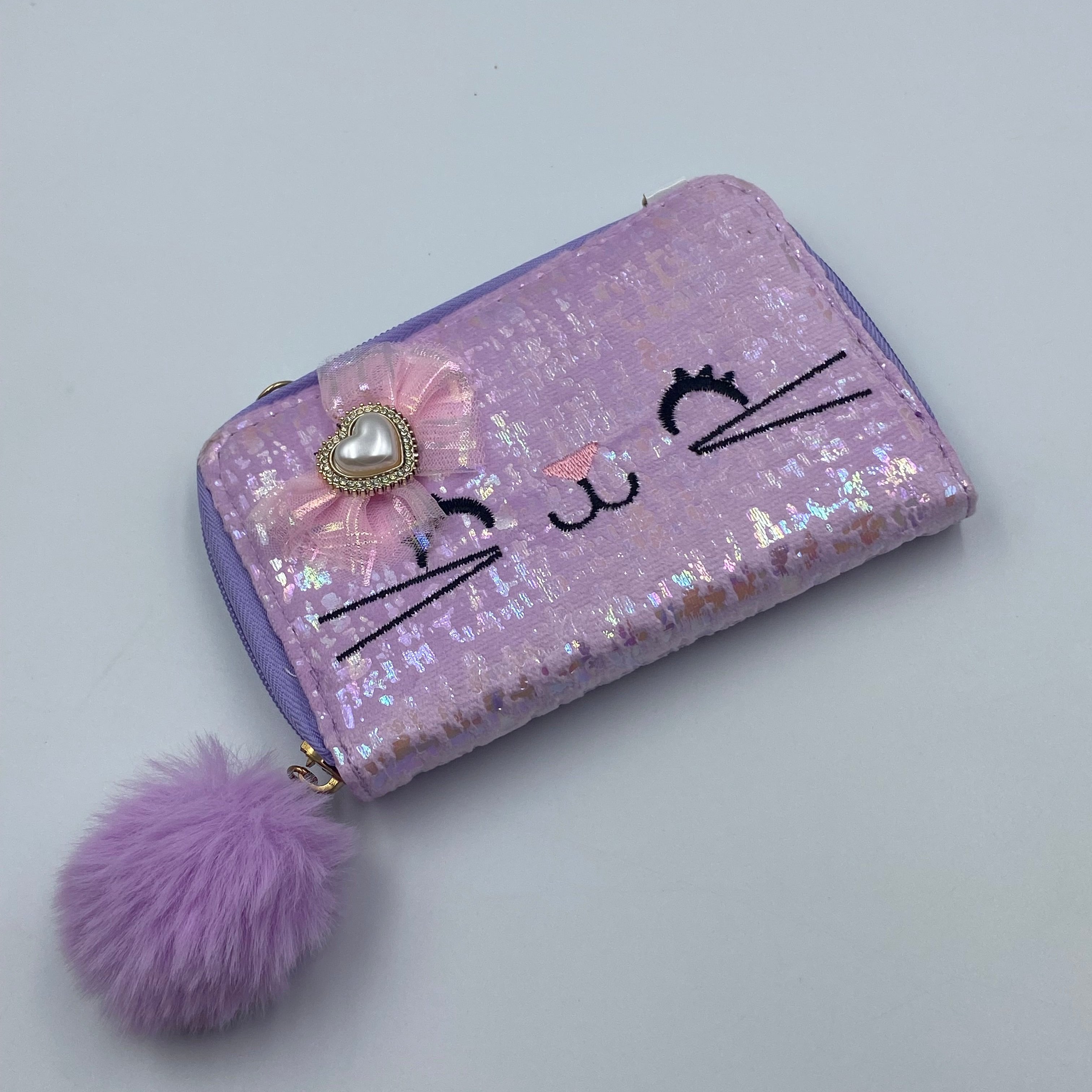 Kitten Wallet Purple