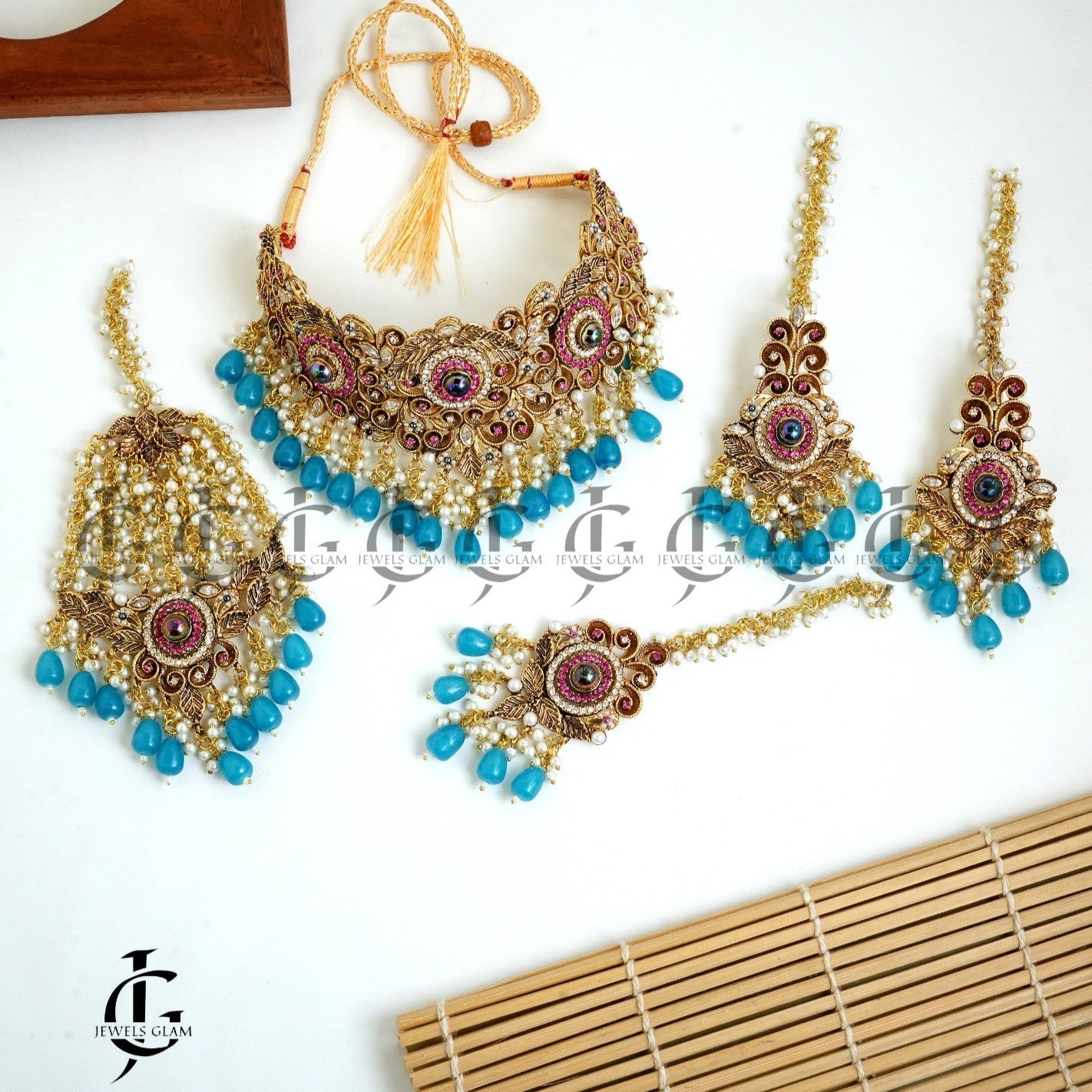 Blue Elegance Bridal Jewelry Set