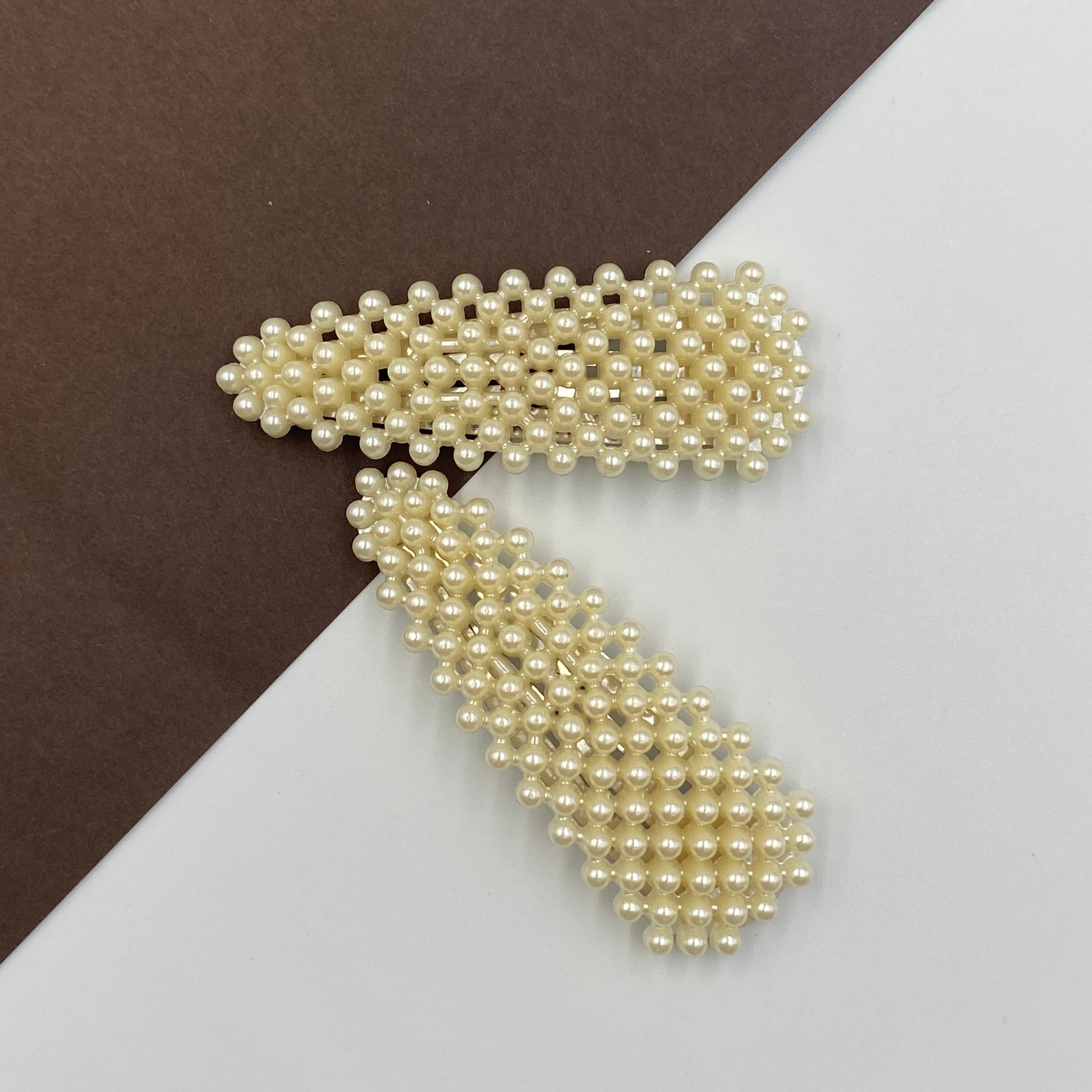 Elegant Pearl Hair Clip Pins (Pair)