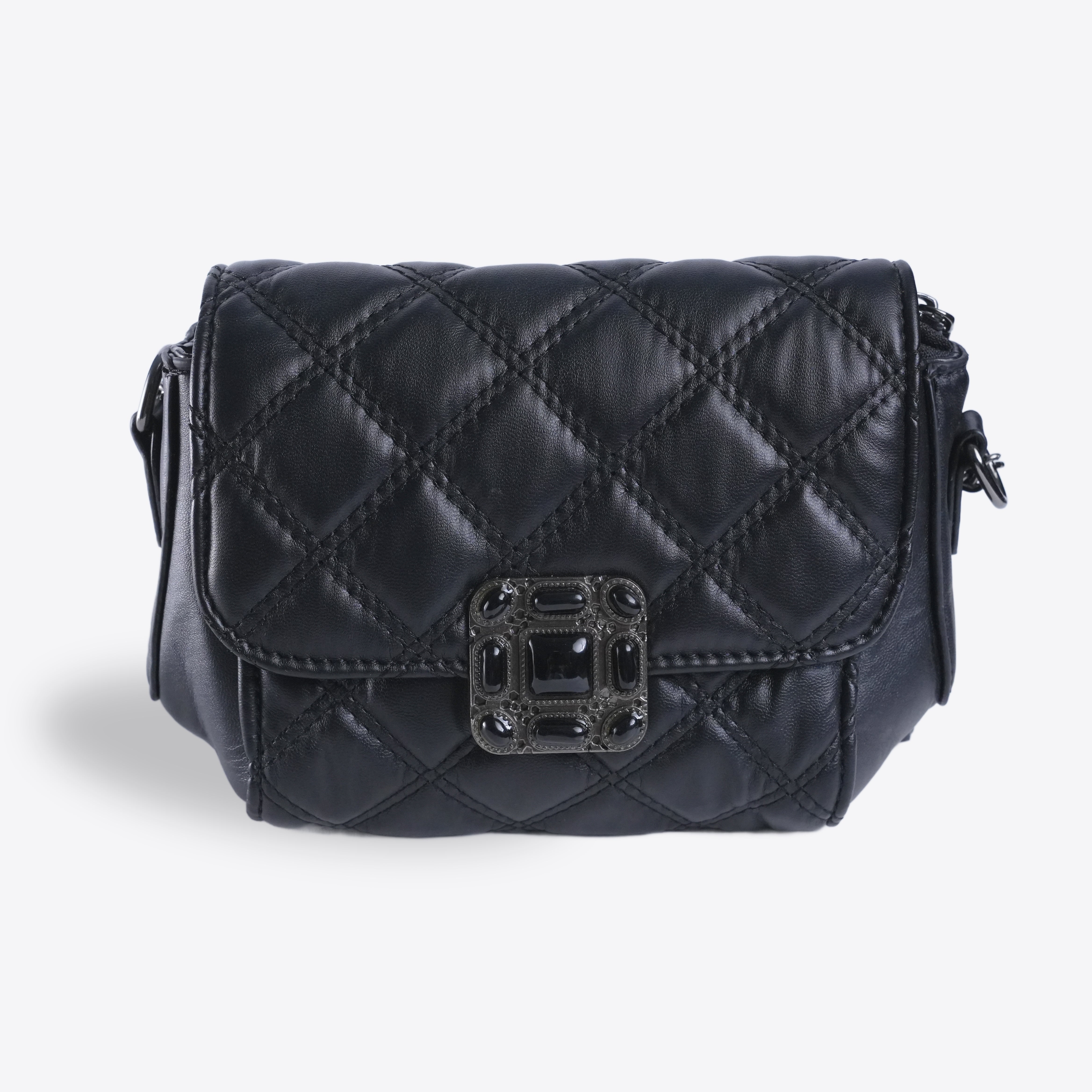 Black Bag With Stoned Lock