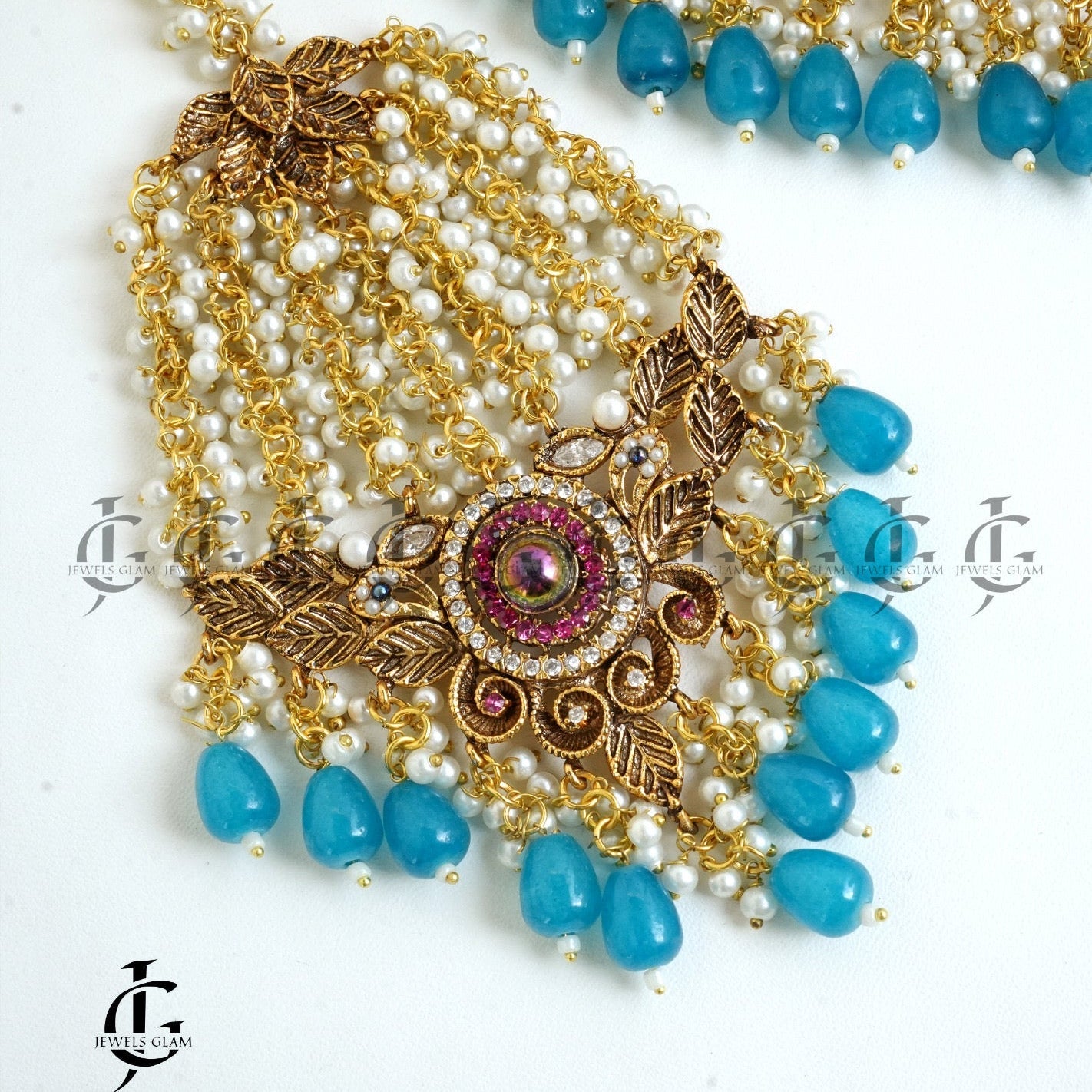 Blue Elegance Bridal Jewelry Set