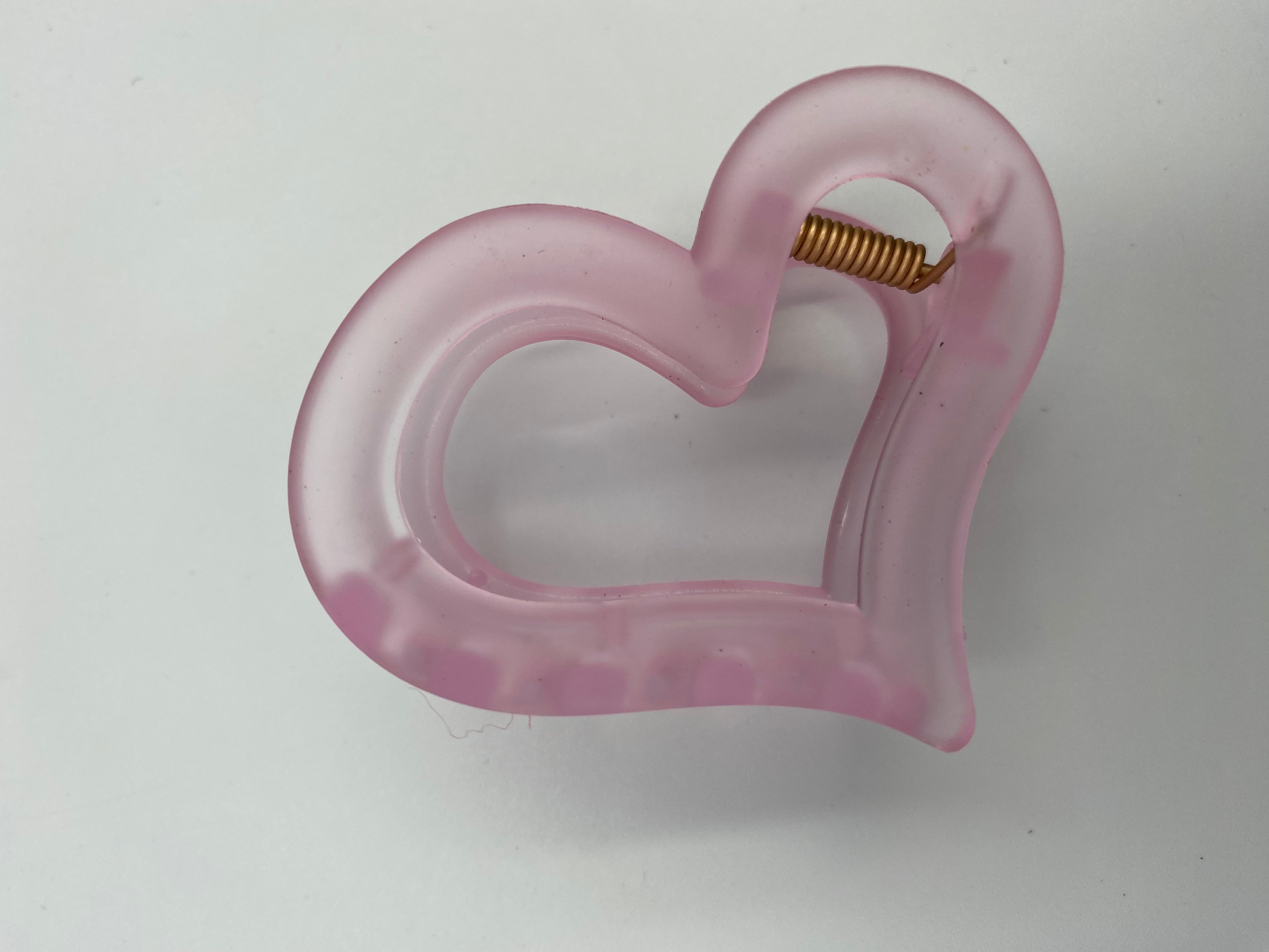 Heart-Shaped Hair Clips - Sweet and Stylish