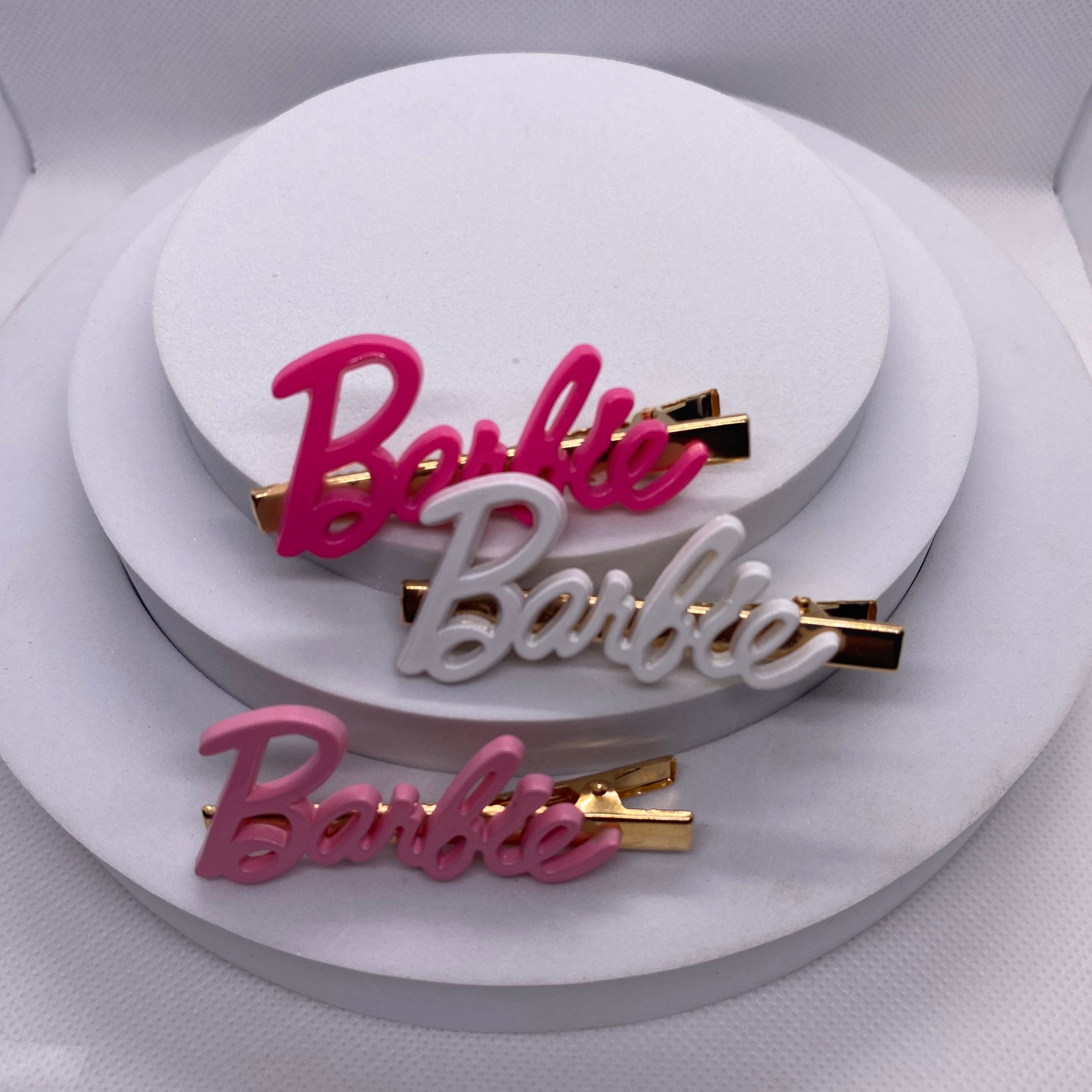 Barbie Logo Hair Pins