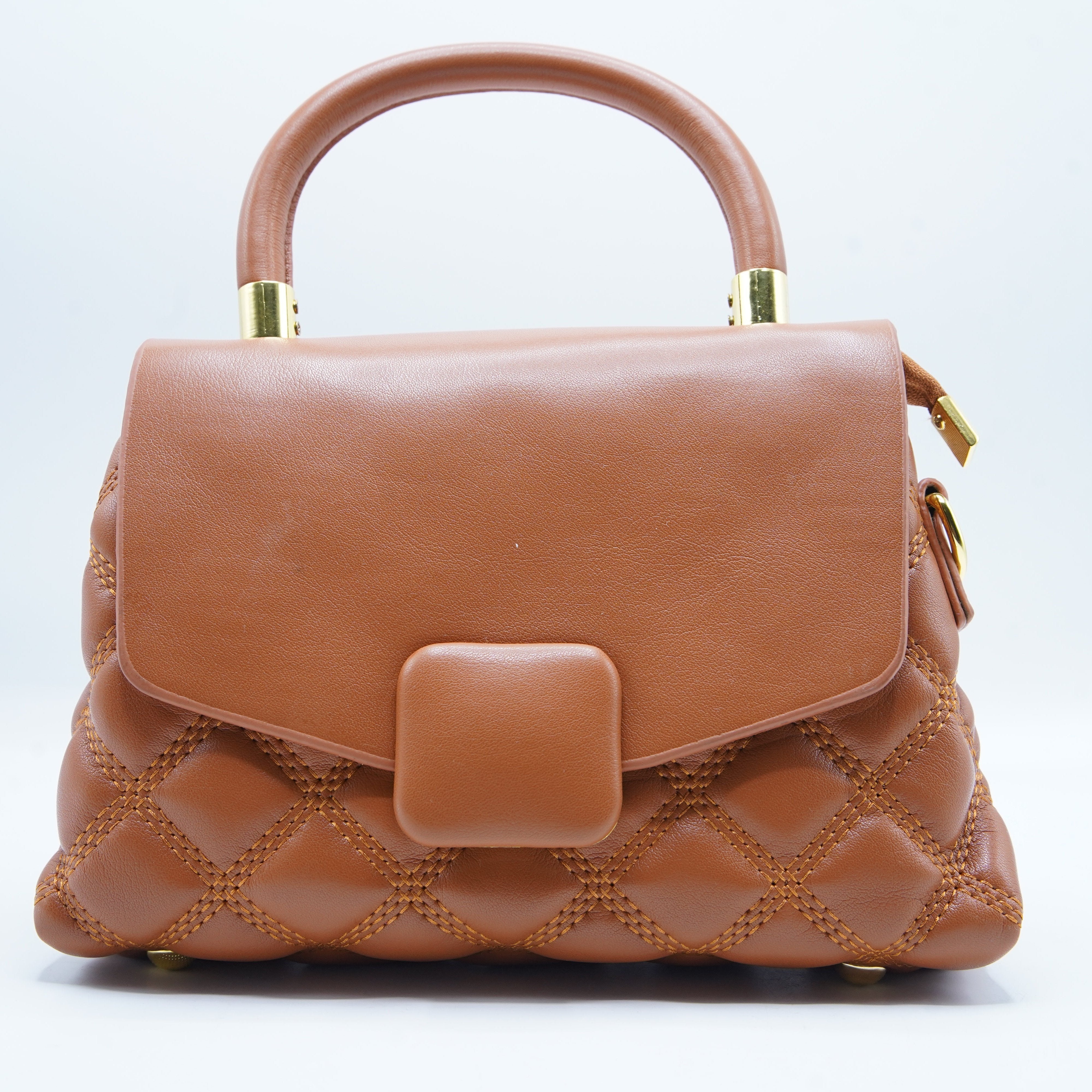 Women Crossbody Quilted Leather Bag