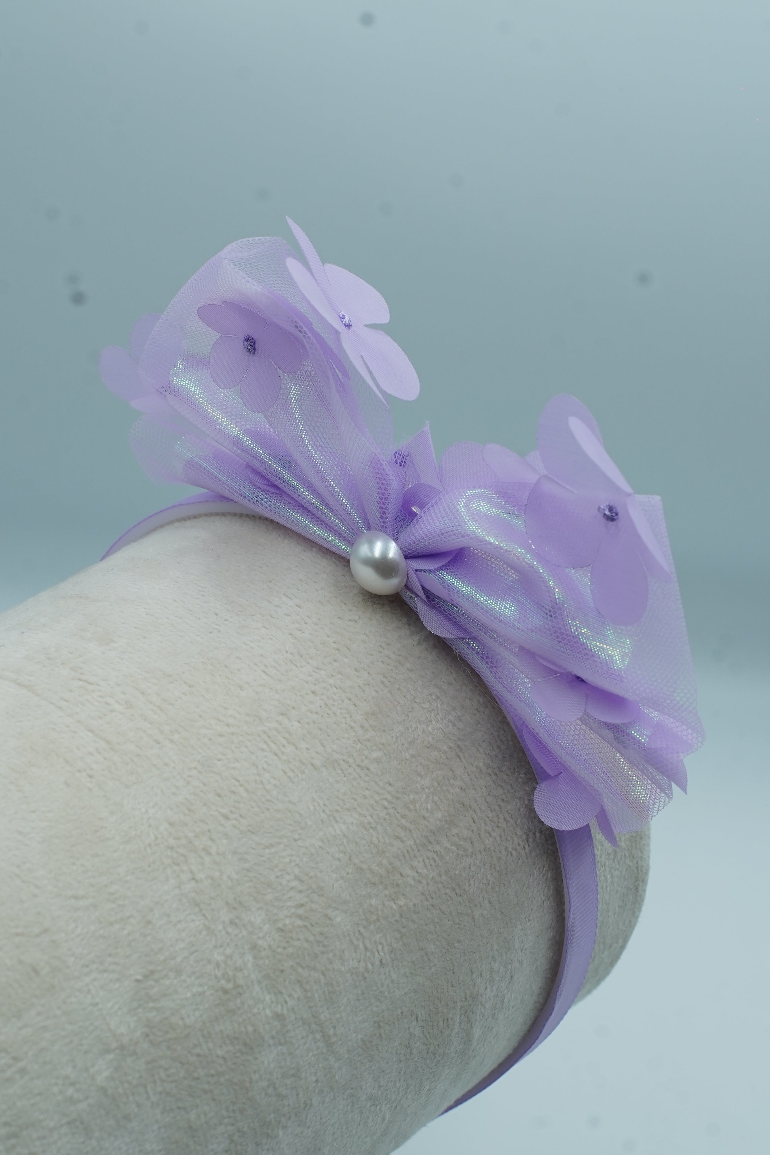 Floral Fantasy Pearl-Accent Hairbands