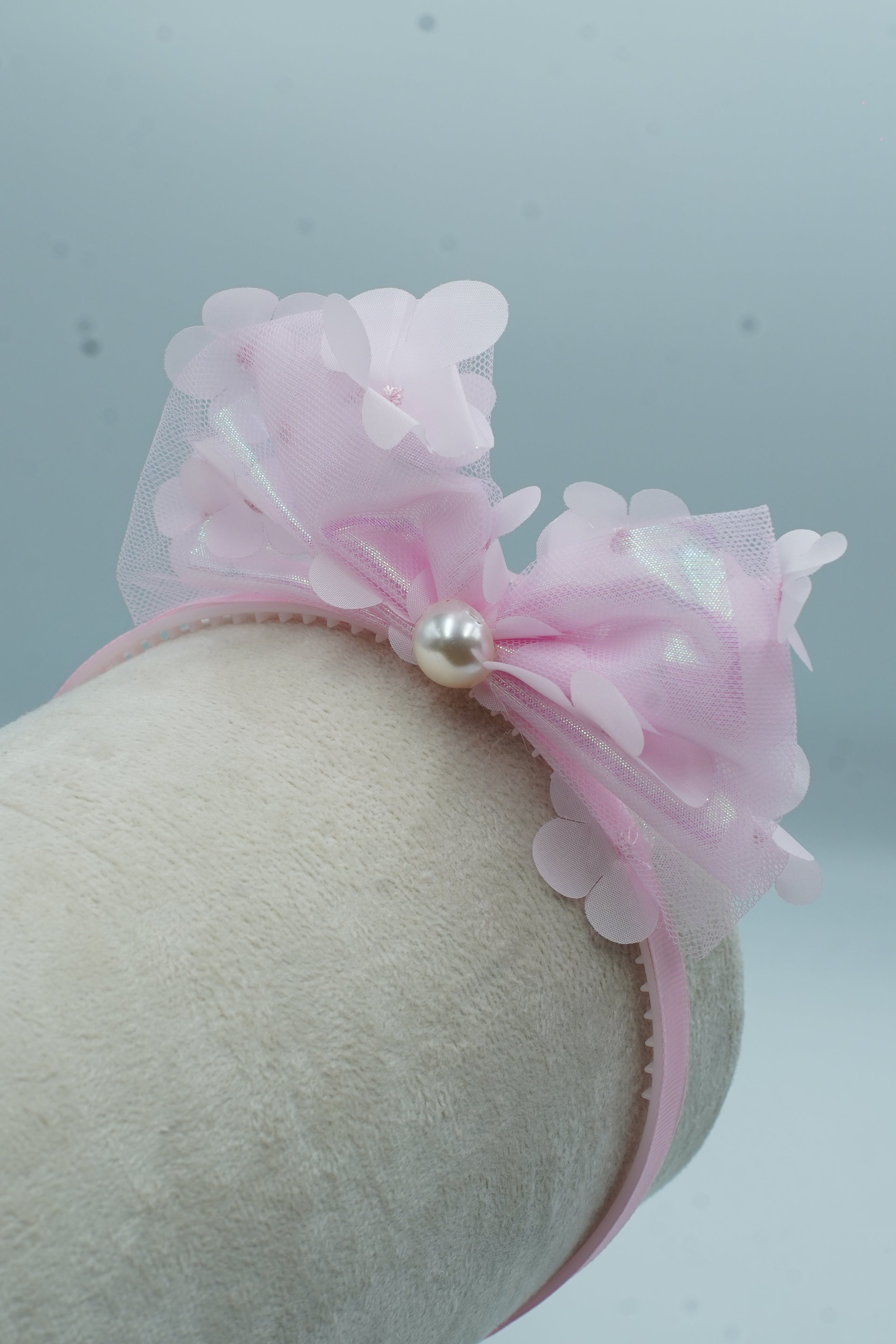 Floral Fantasy Pearl-Accent Hairbands