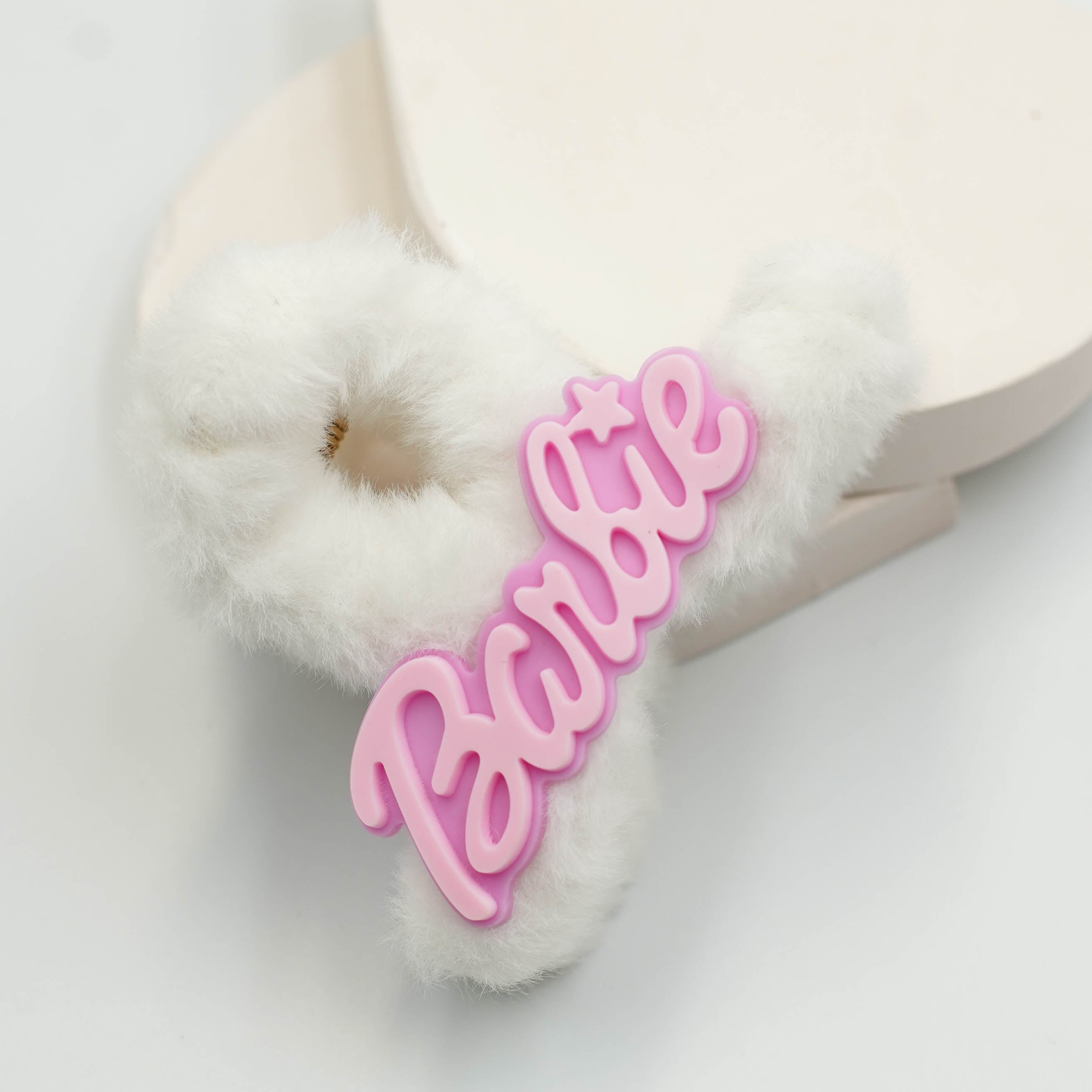 Barbie Plush Hair Catcher Claw Clip Medium