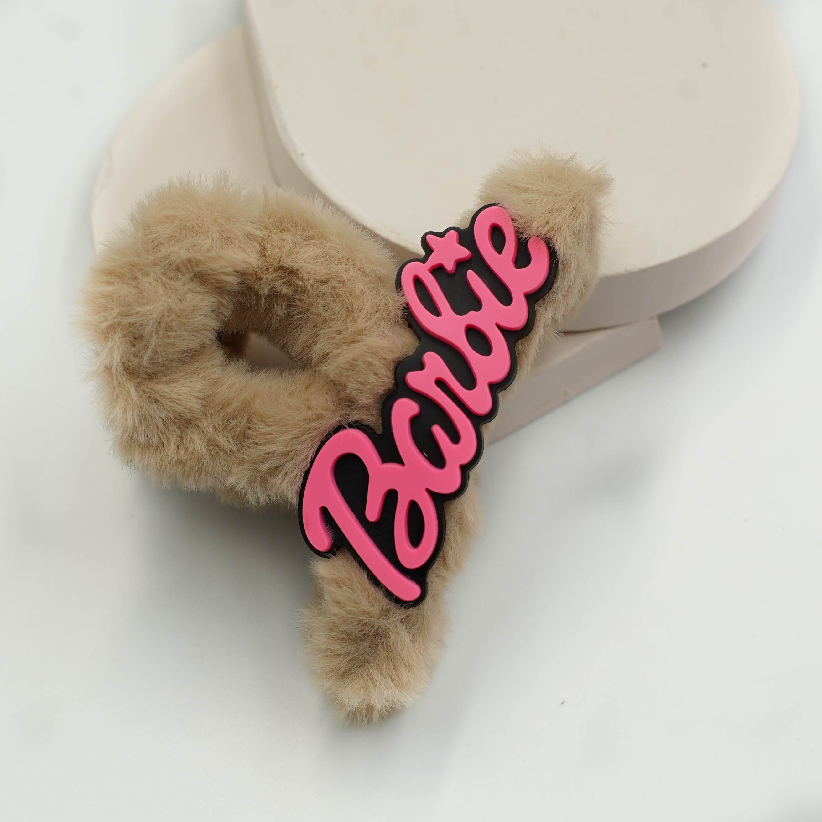 Barbie Plush Hair Catcher Claw Clip Medium