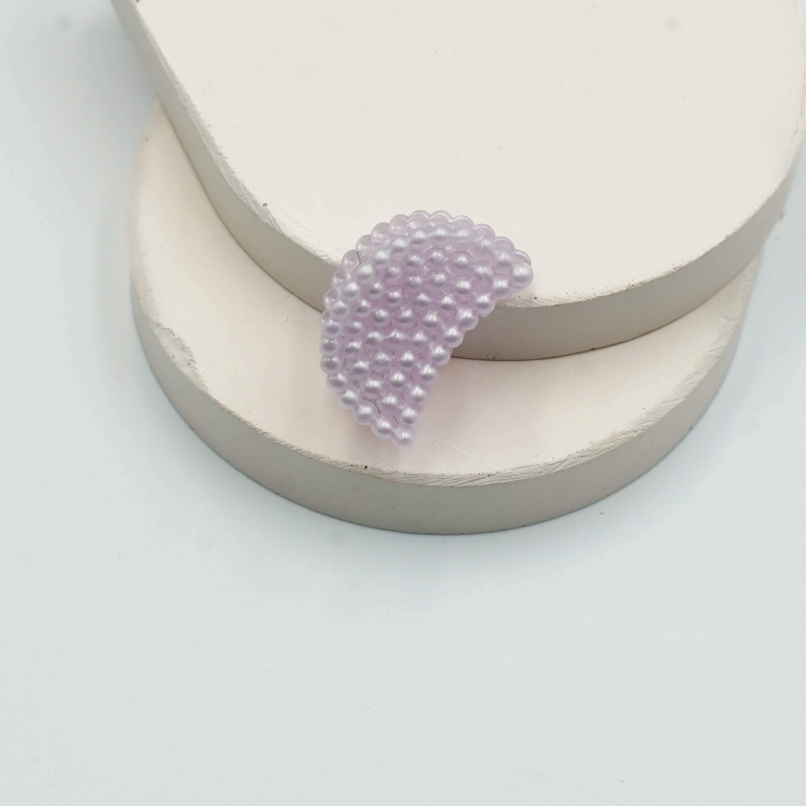 Elegant Pearl Crescent Hair Catchers