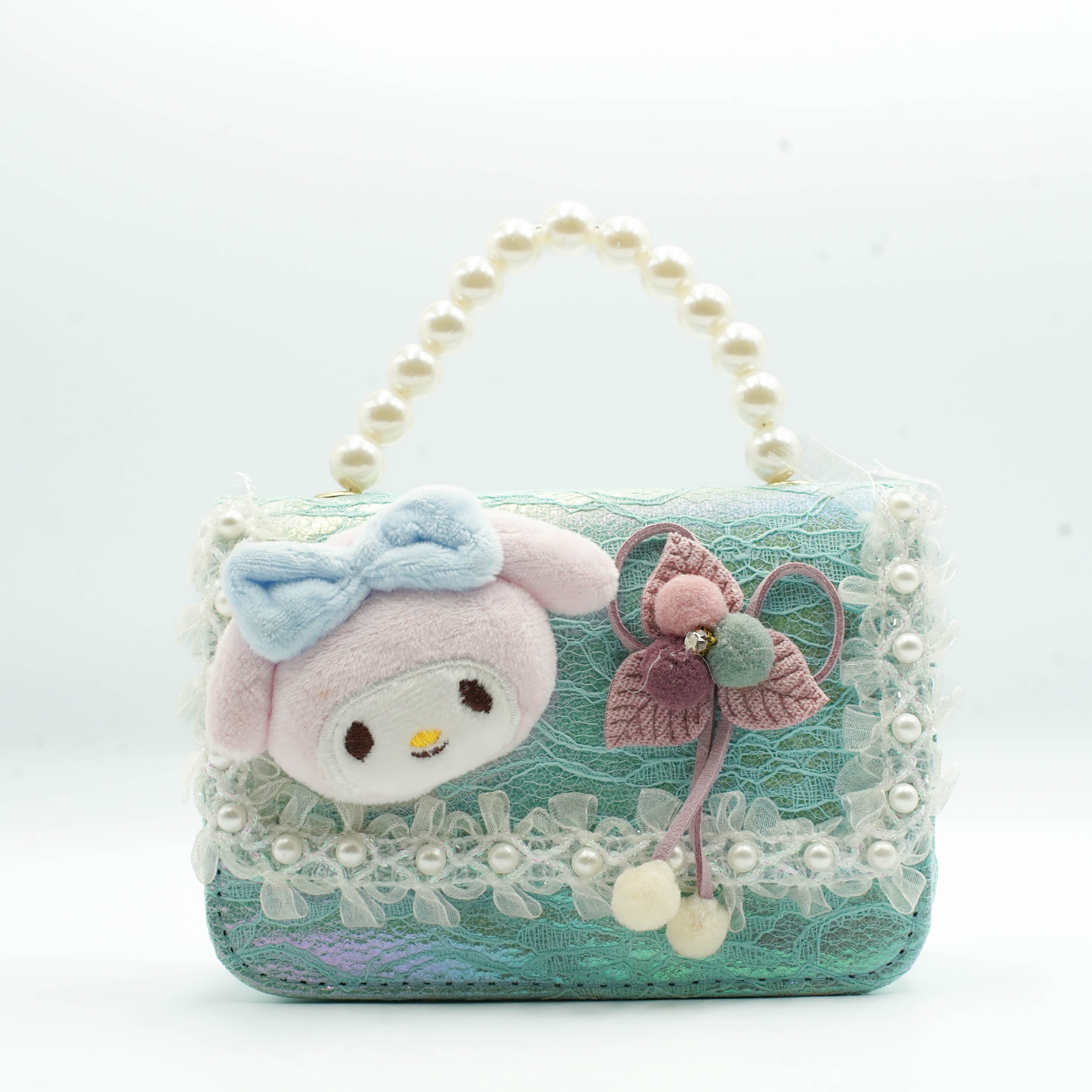 Cute Girl Purse Blue