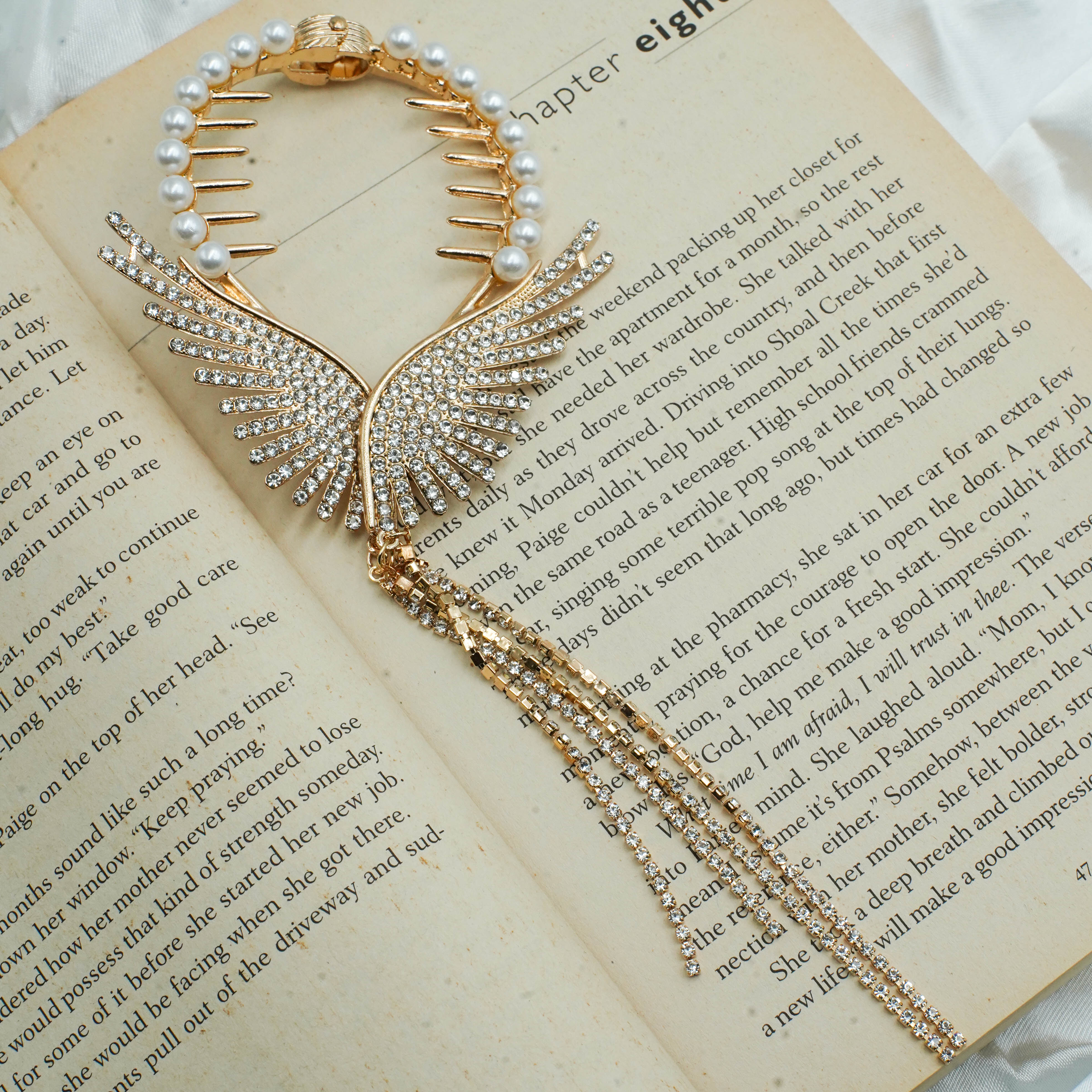 Butterfly Metal Hair Catcher Claw Clip