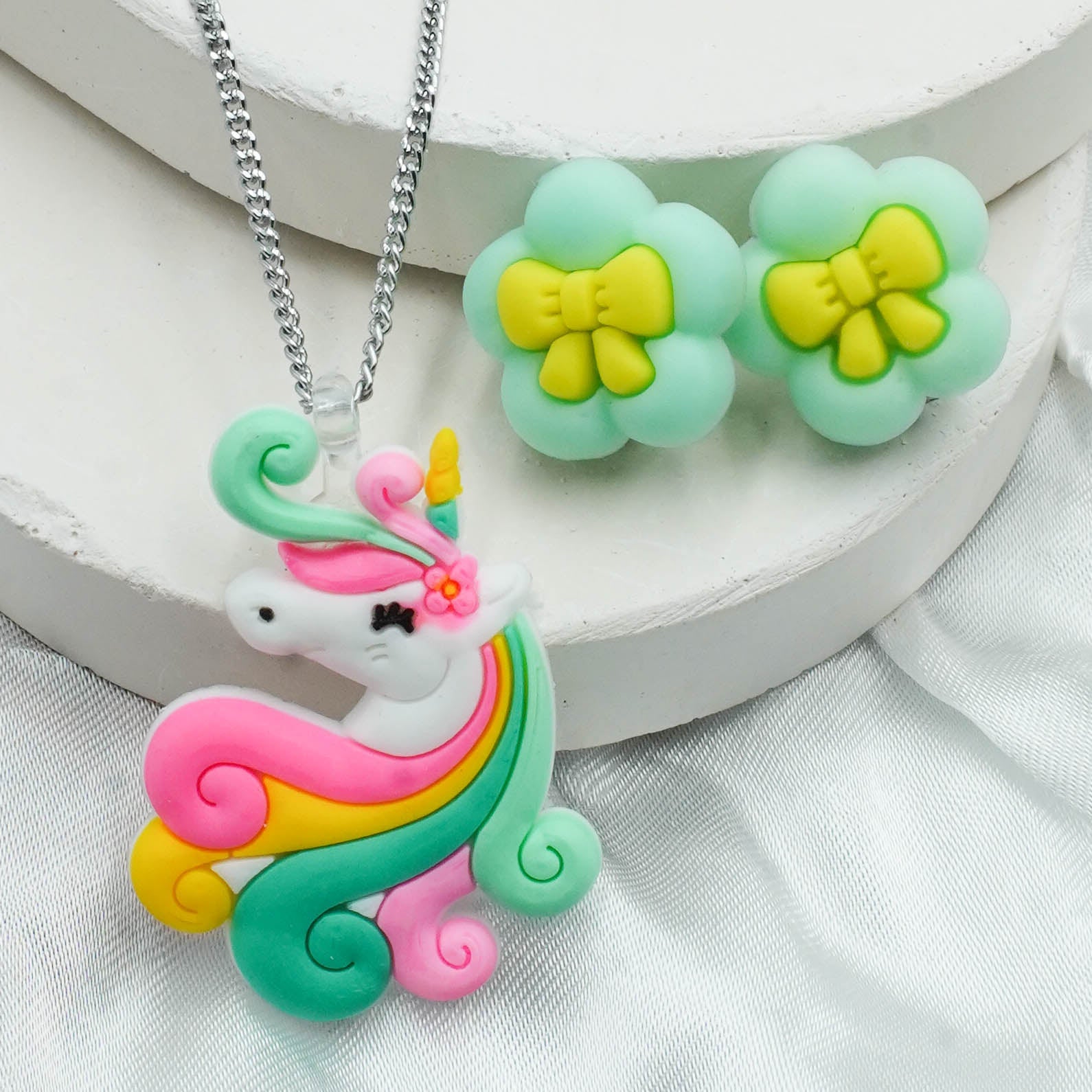 Magical Unicorn Jewelry Set for Girls