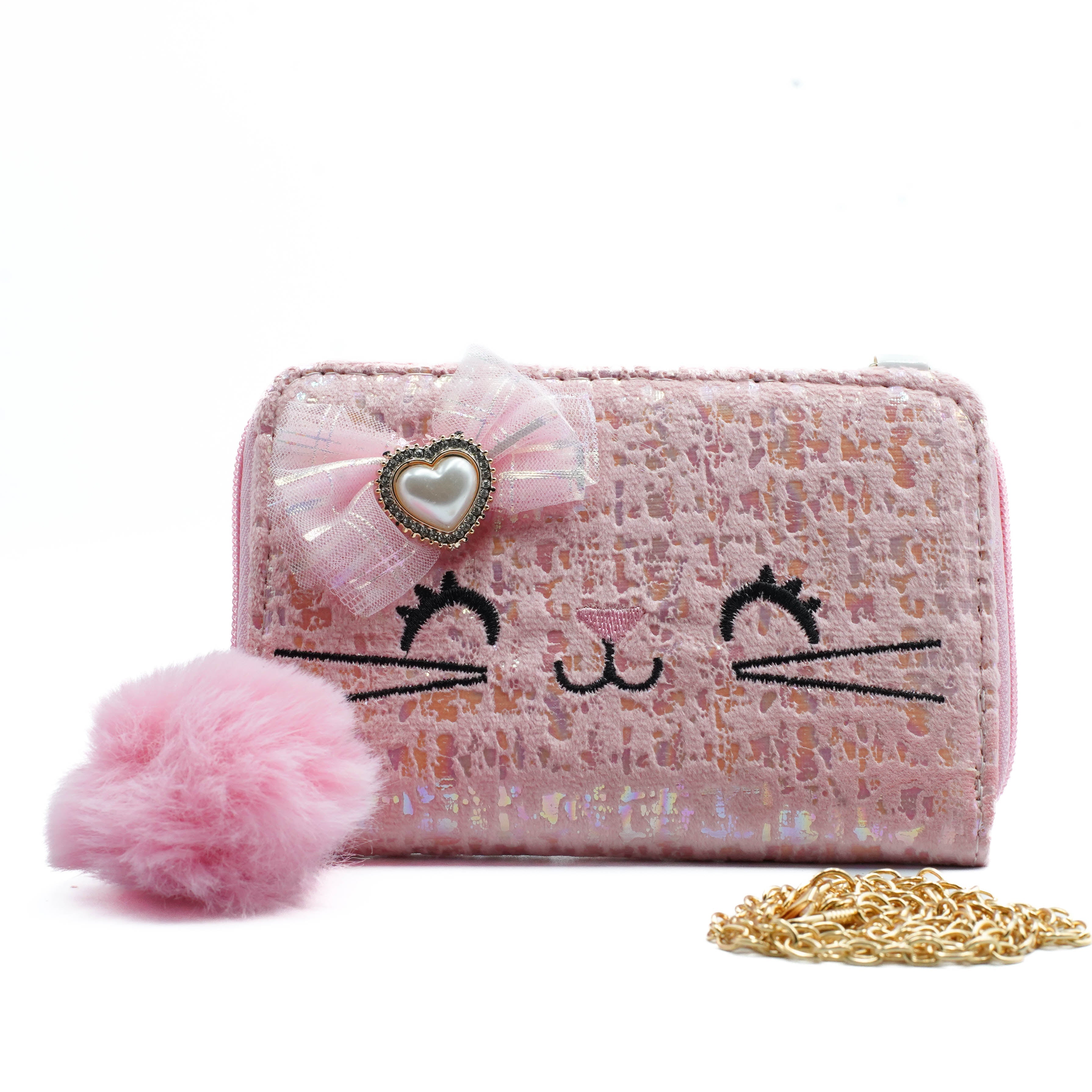 Kitten Purse Peach