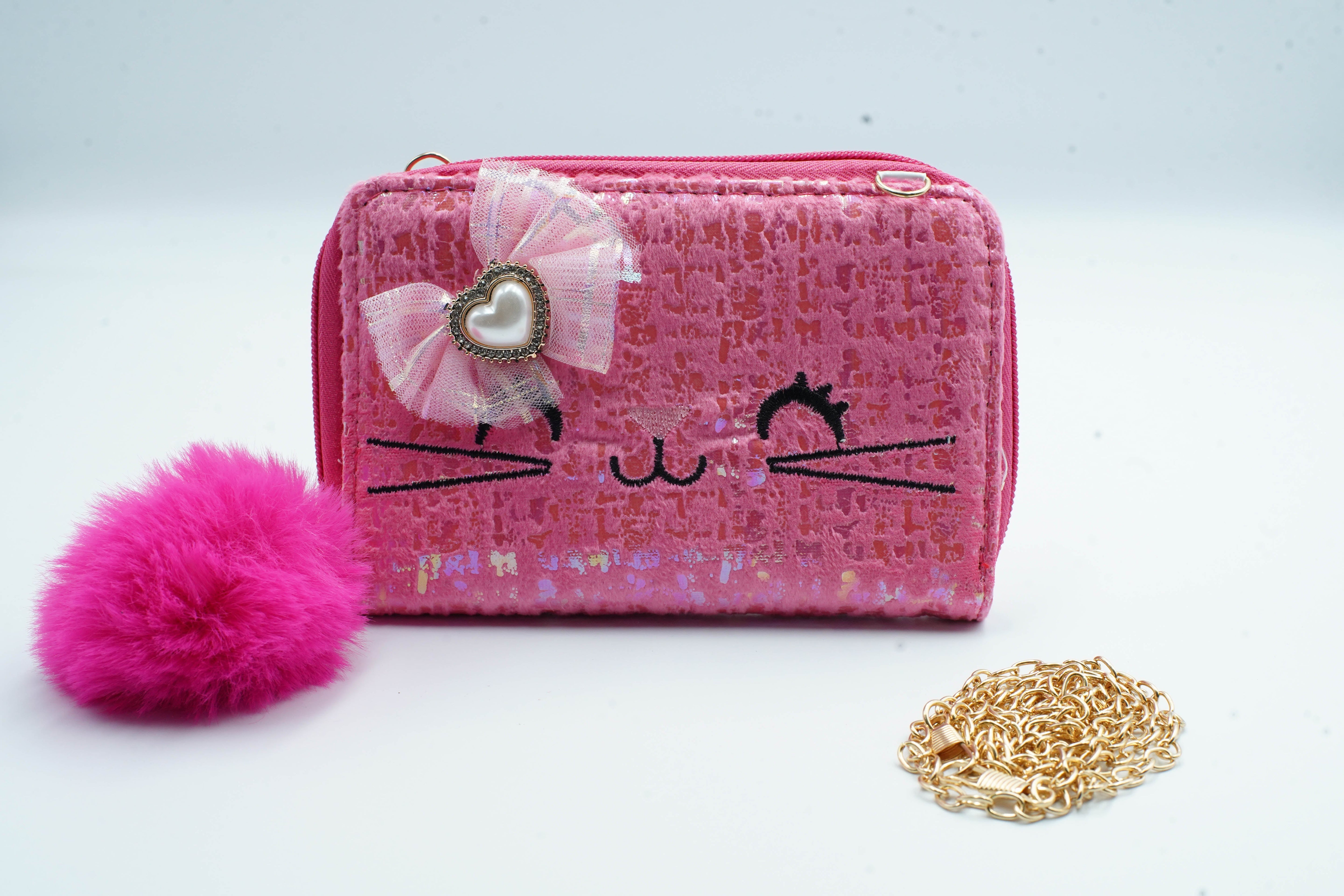 Kitten Purse Pink