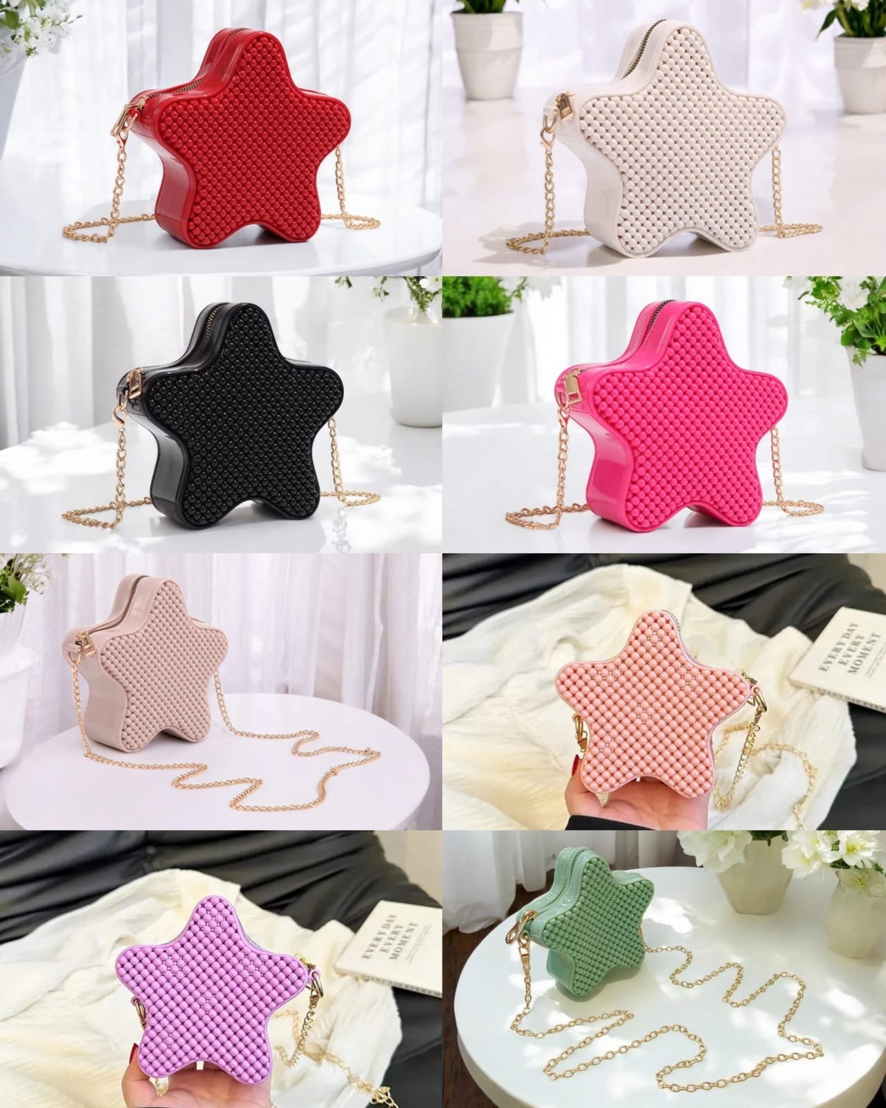 Little Girl Silicon Star Crossbody Shoulder Bag