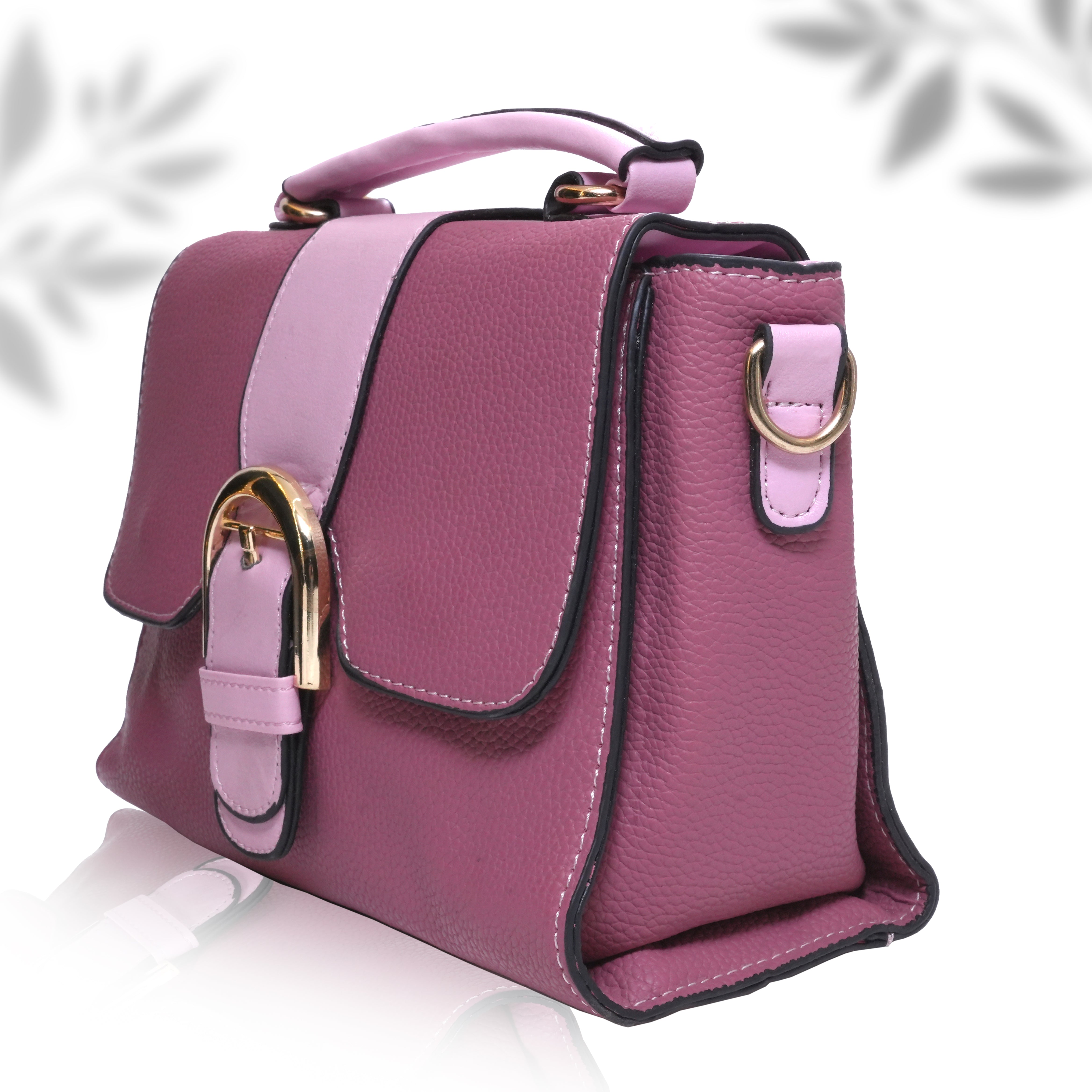 Antique Fuchsia Leather Bag