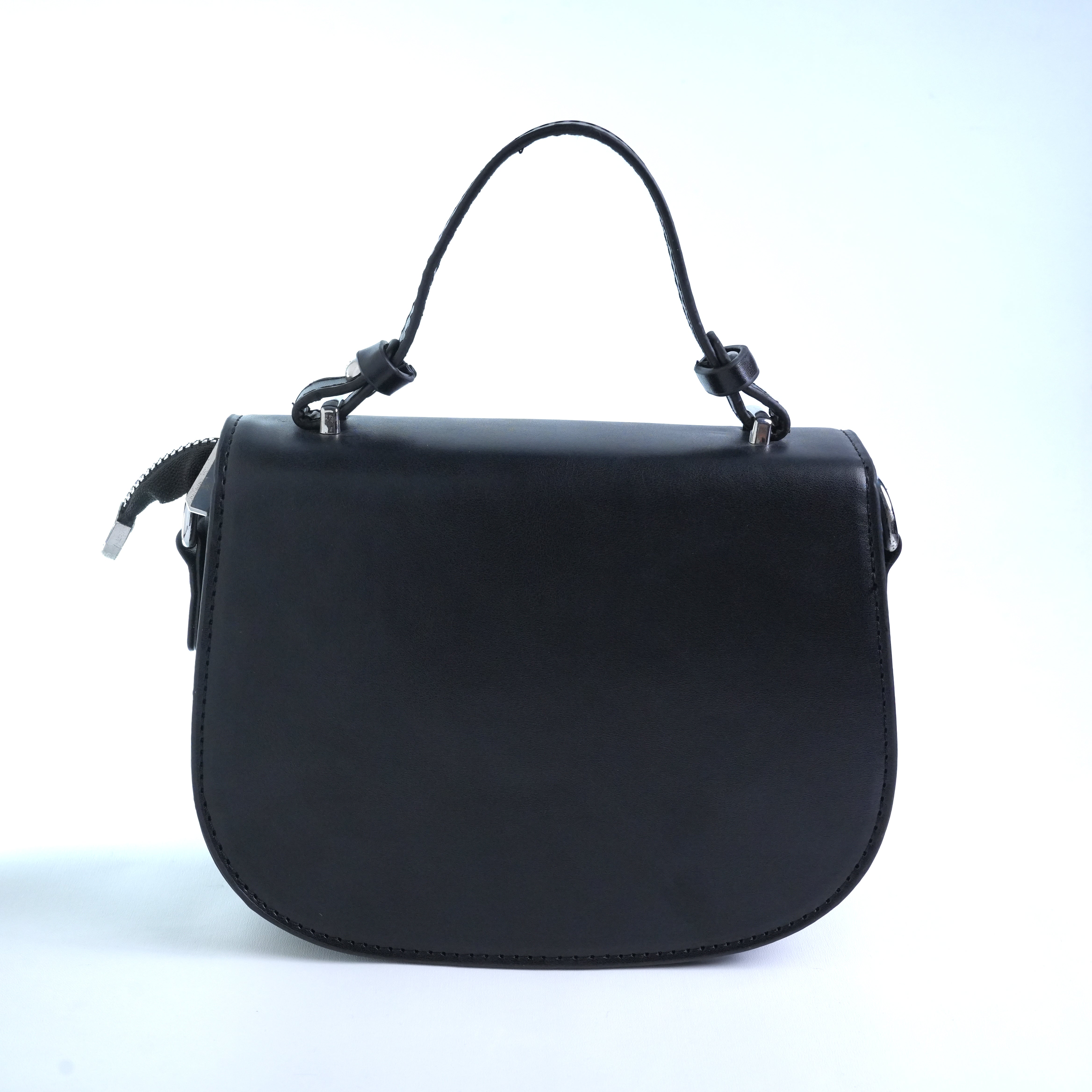 Women Sling Leather Bag With Dual Strap