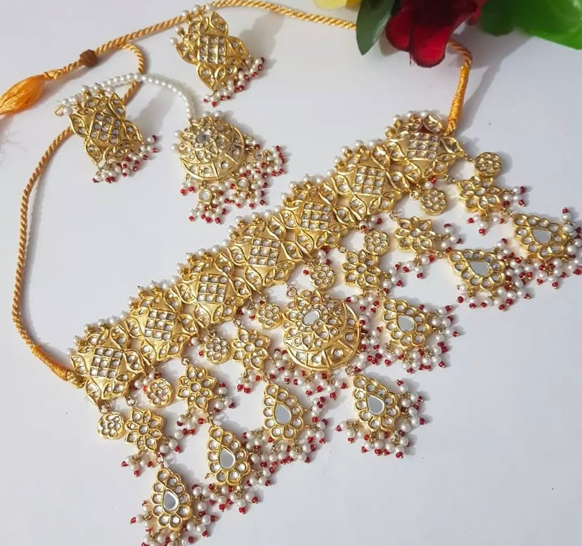 Grand Bridal Kundan Choker Set