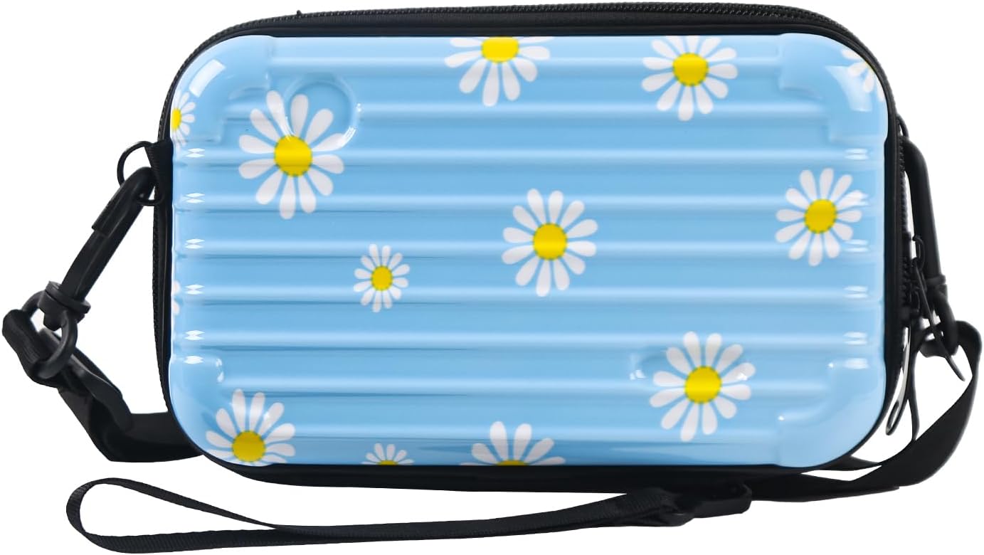 Crossbody Sling Box For Women's And Girls with Detachable Shoulder Strap