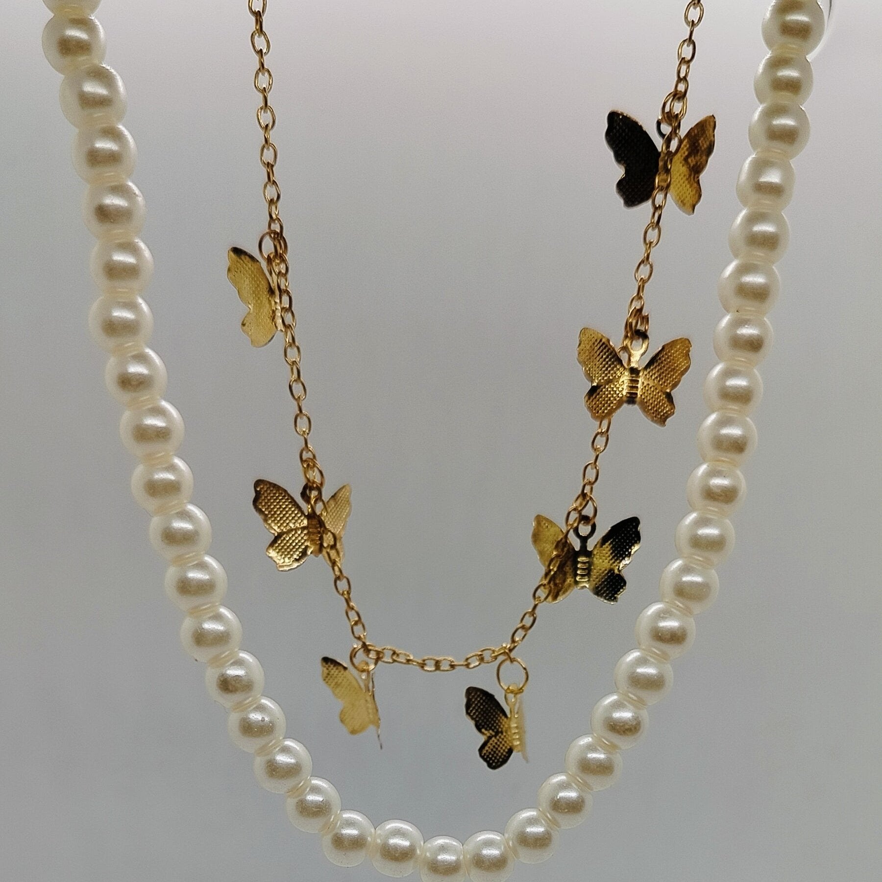 Butterfly Gold Necklace