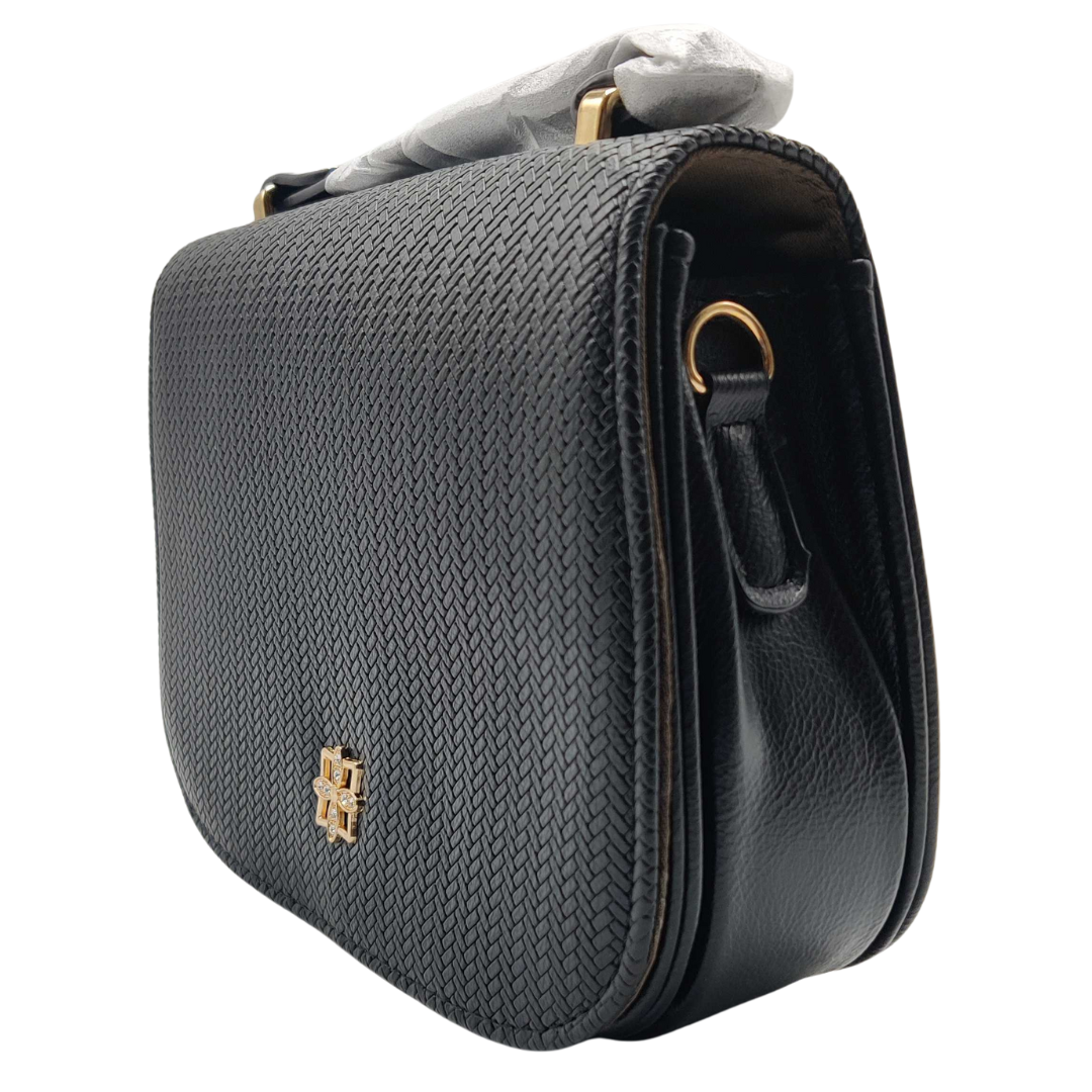 Women Crossbody Bag With Adjustable Strap And Silk Bow