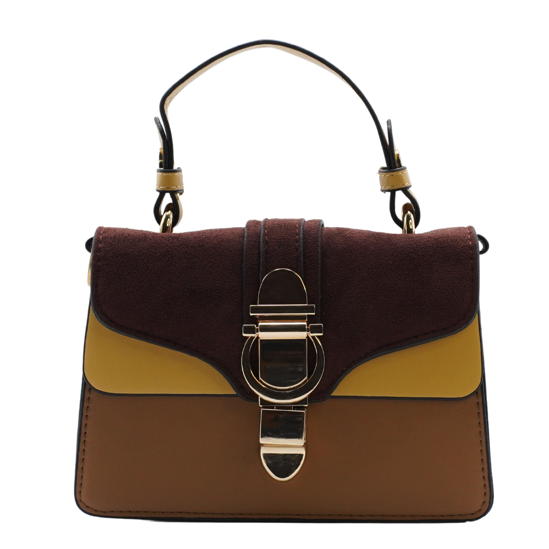 Women Crossbody Bag Paired With Velvet