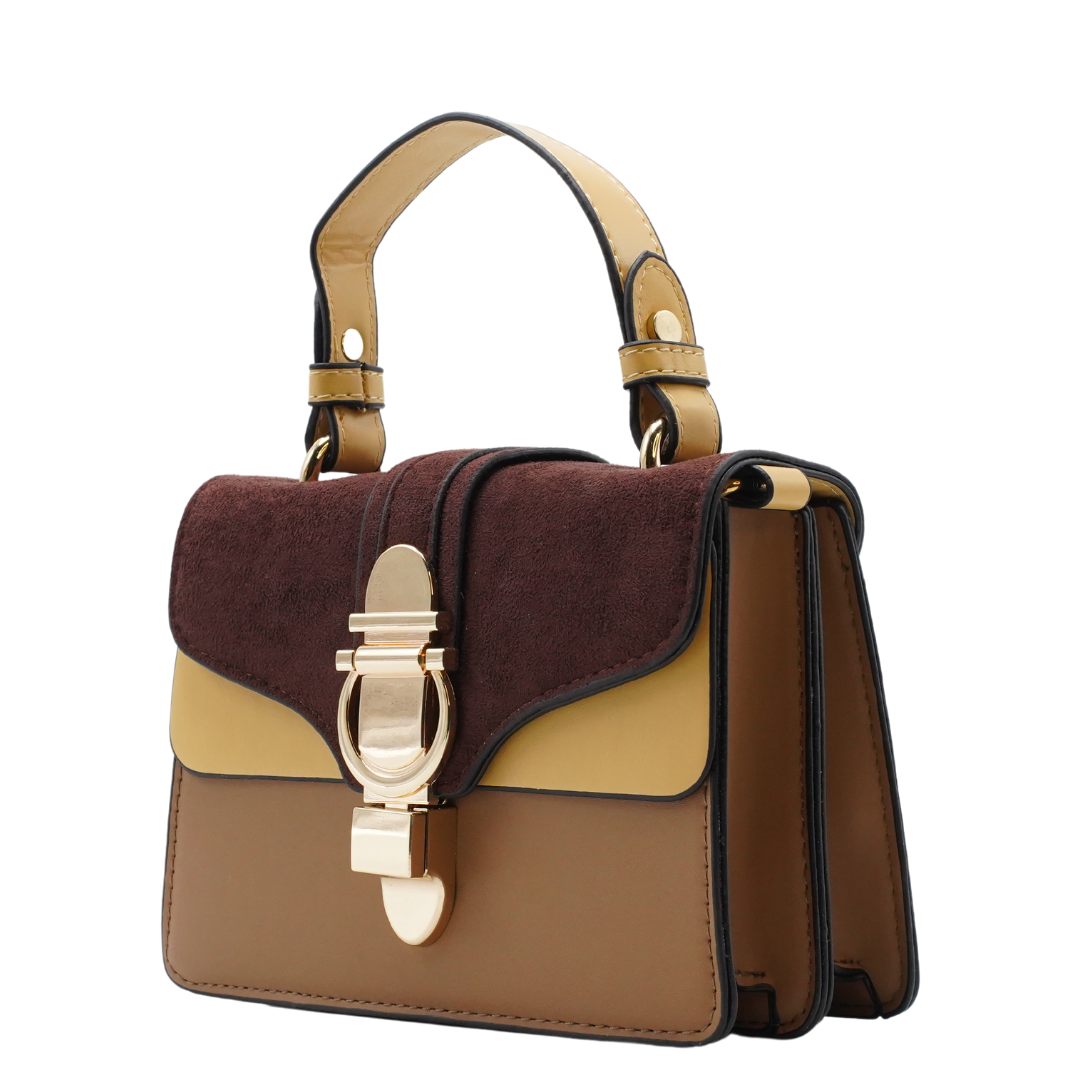 Women Crossbody Bag Paired With Velvet