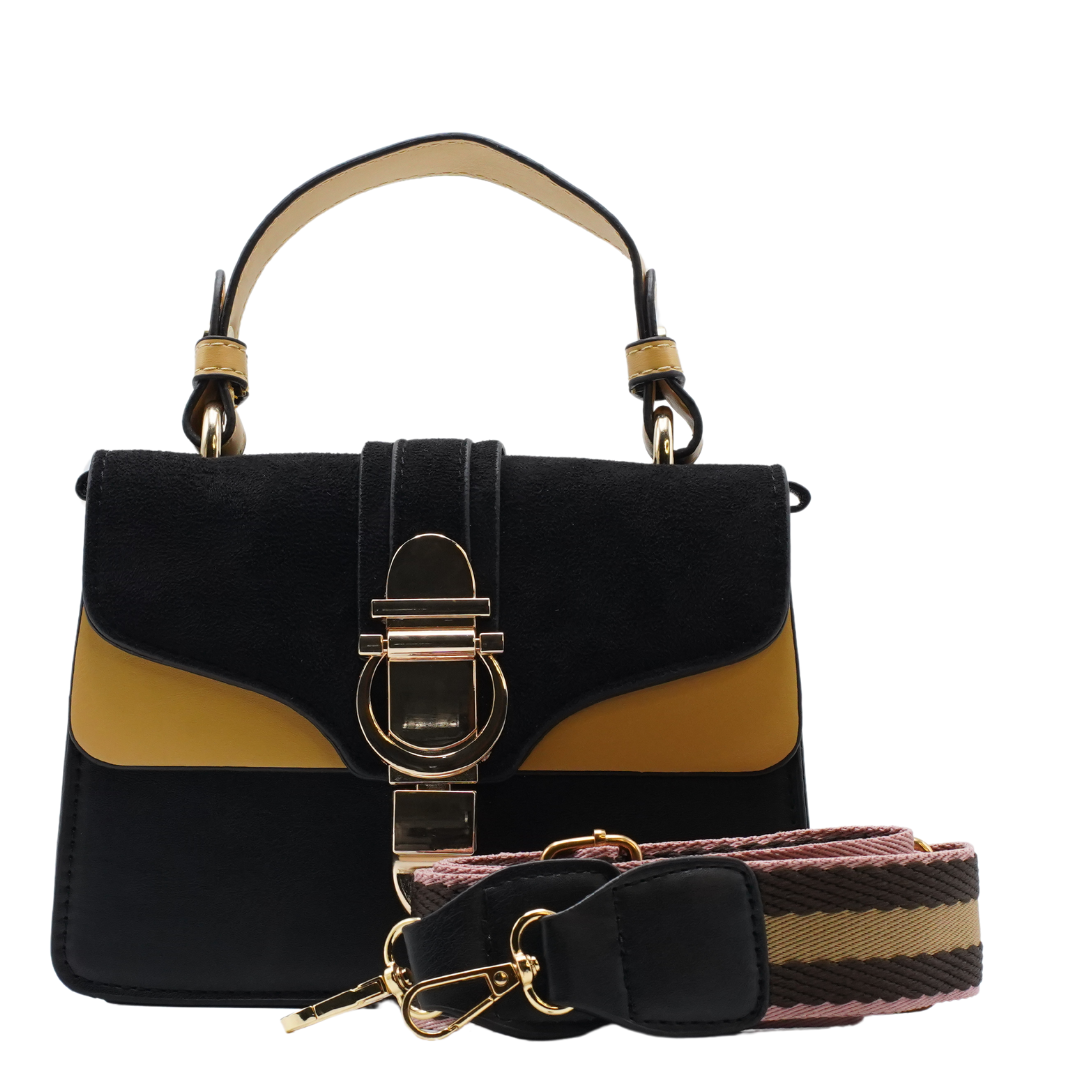 Women Crossbody Bag Paired With Velvet