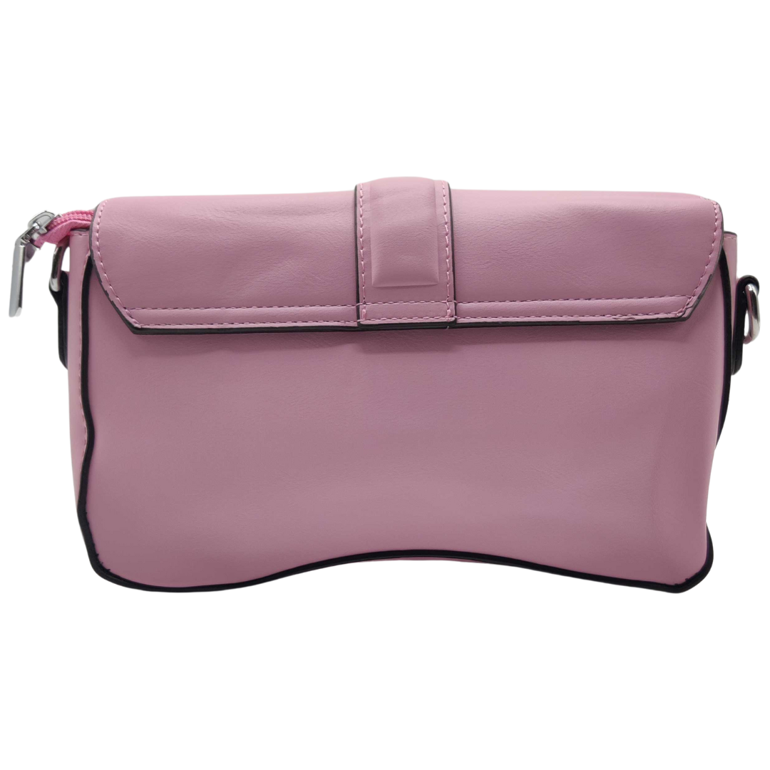 Women Sleek Leather Bag With Dual Strap