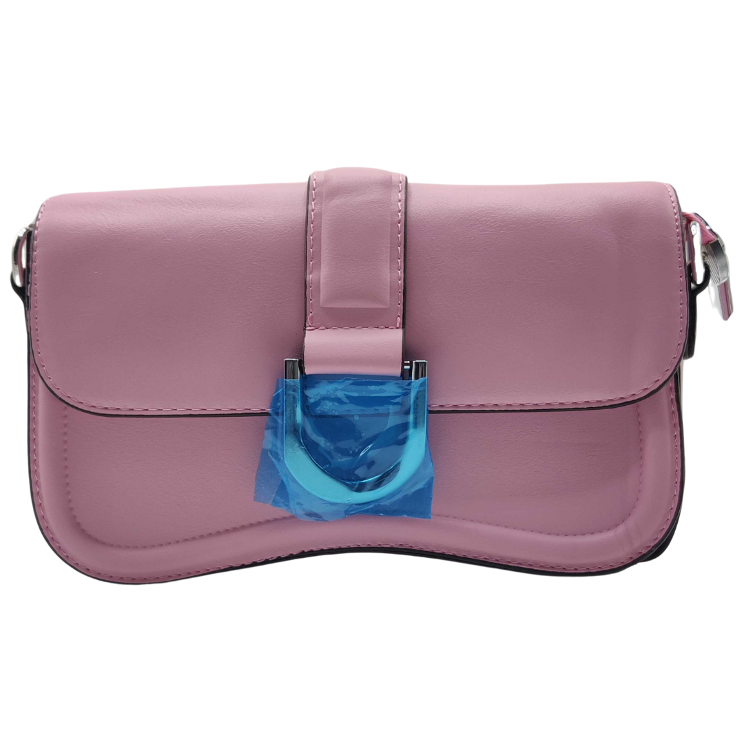 Women Sleek Leather Bag With Dual Strap