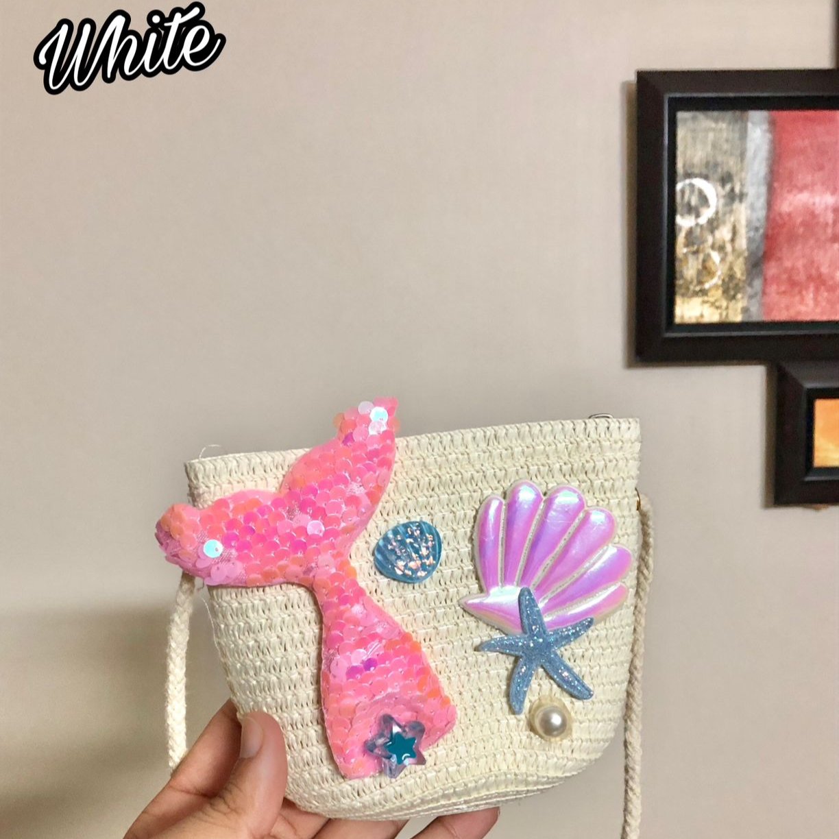 Mermaid Purse White