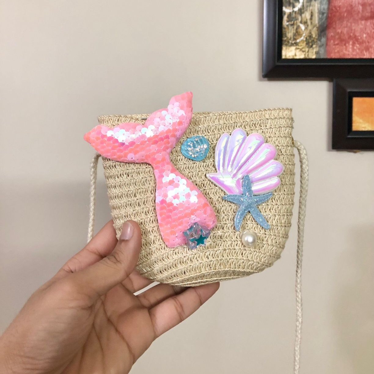 Mermaid Purse Off White